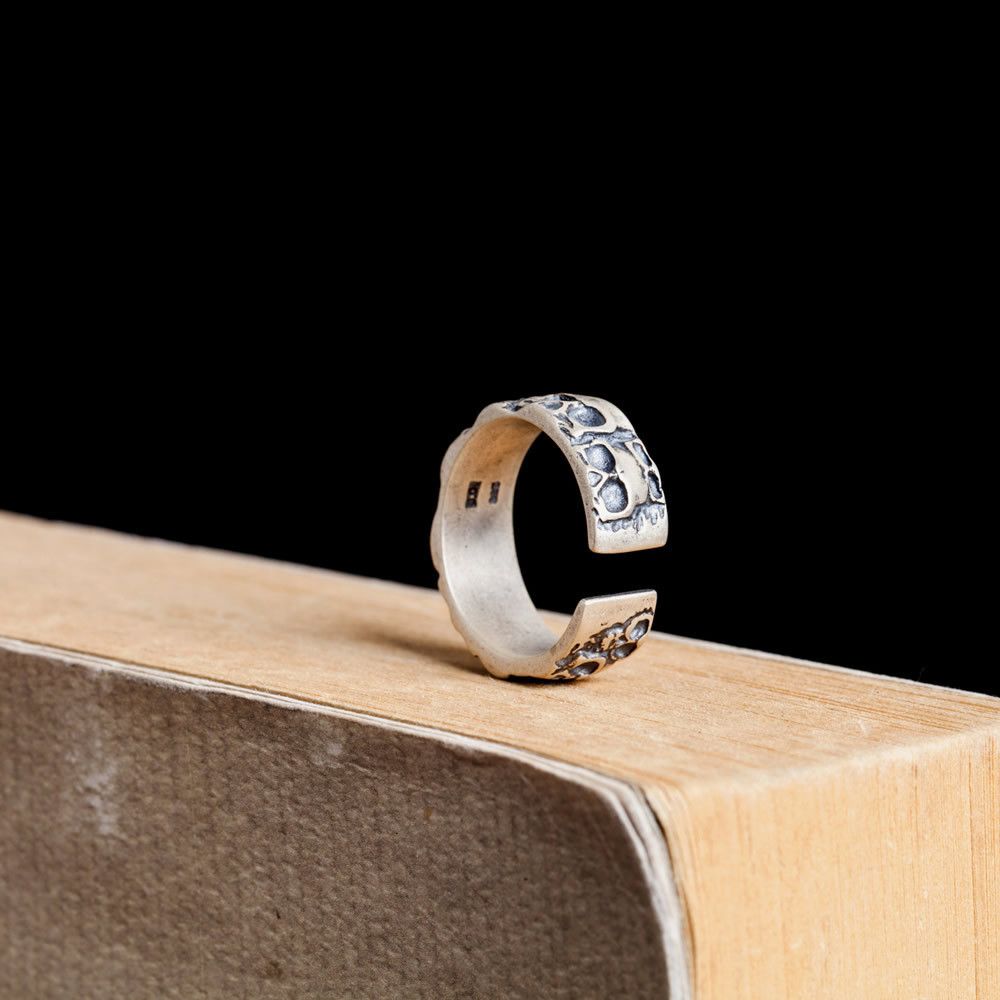 Other Retro Jewelry Rings Open Size Chrome Ring (Size 7-13) Size ONE SIZE - 4 Thumbnail