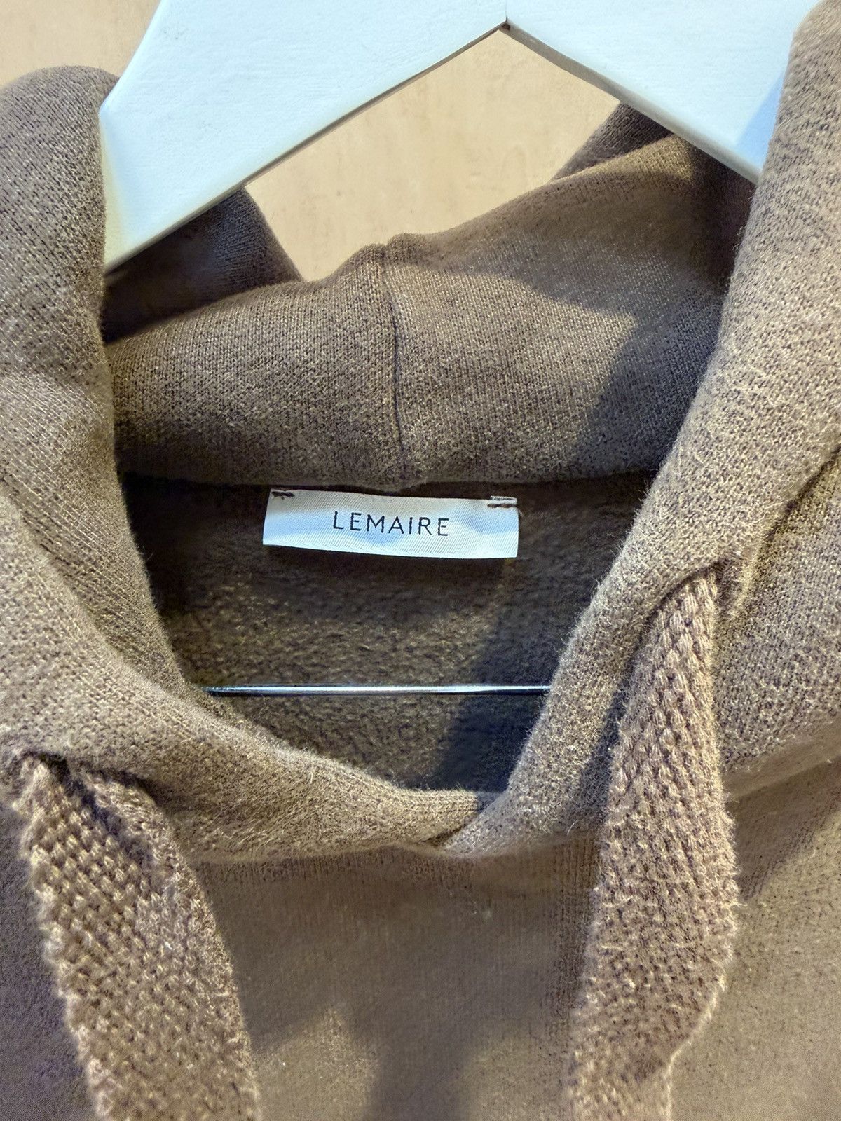 Lemaire Oversized Cropped Hoodie Size US L / EU 52-54 / 3 - 8 Thumbnail
