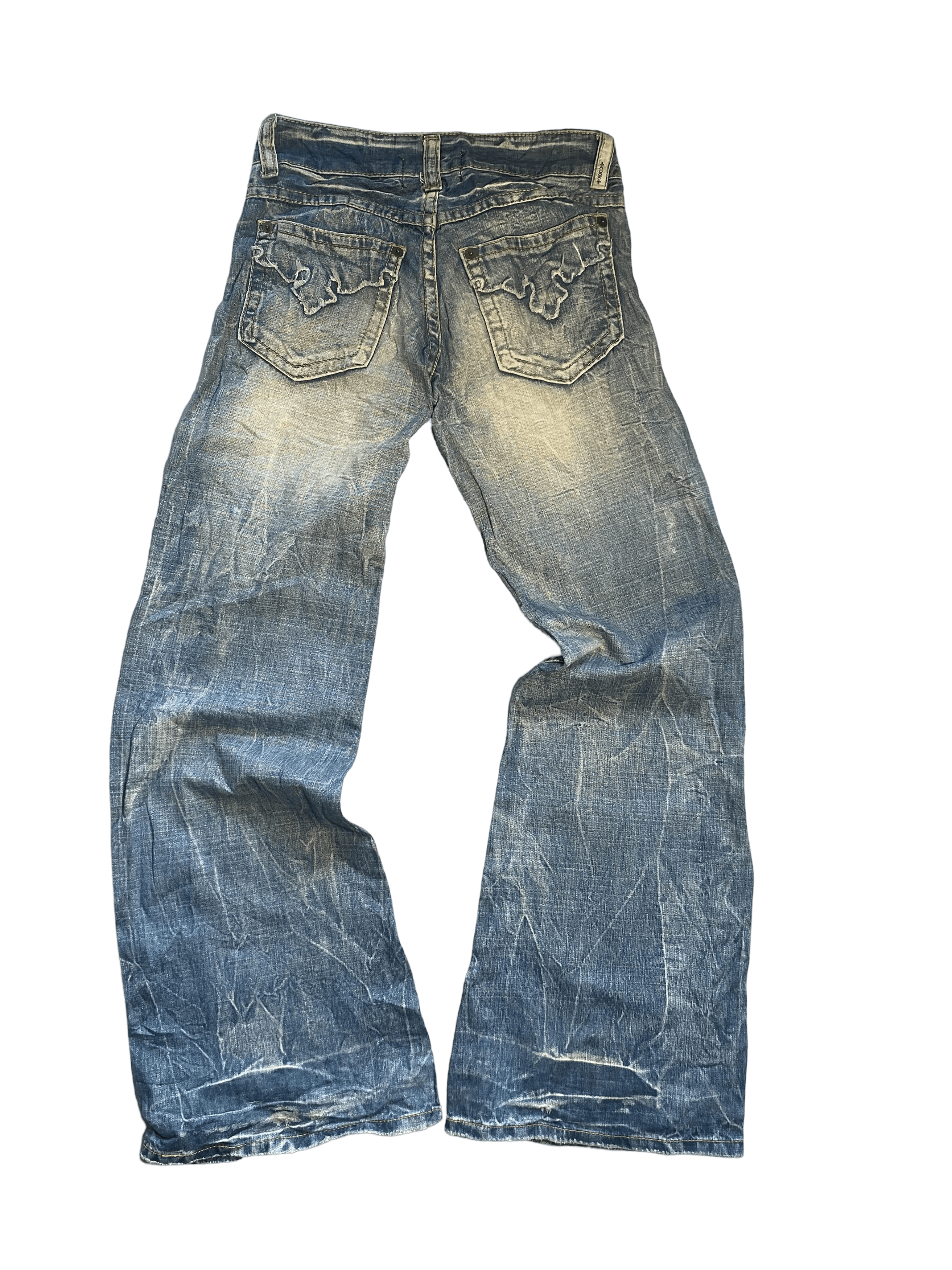 Japanese Brand 🔥Crazy Flared🔥 ⚜️ COOK Jeans ⚜️ Size US 26 / EU 42 - 2 Thumbnail