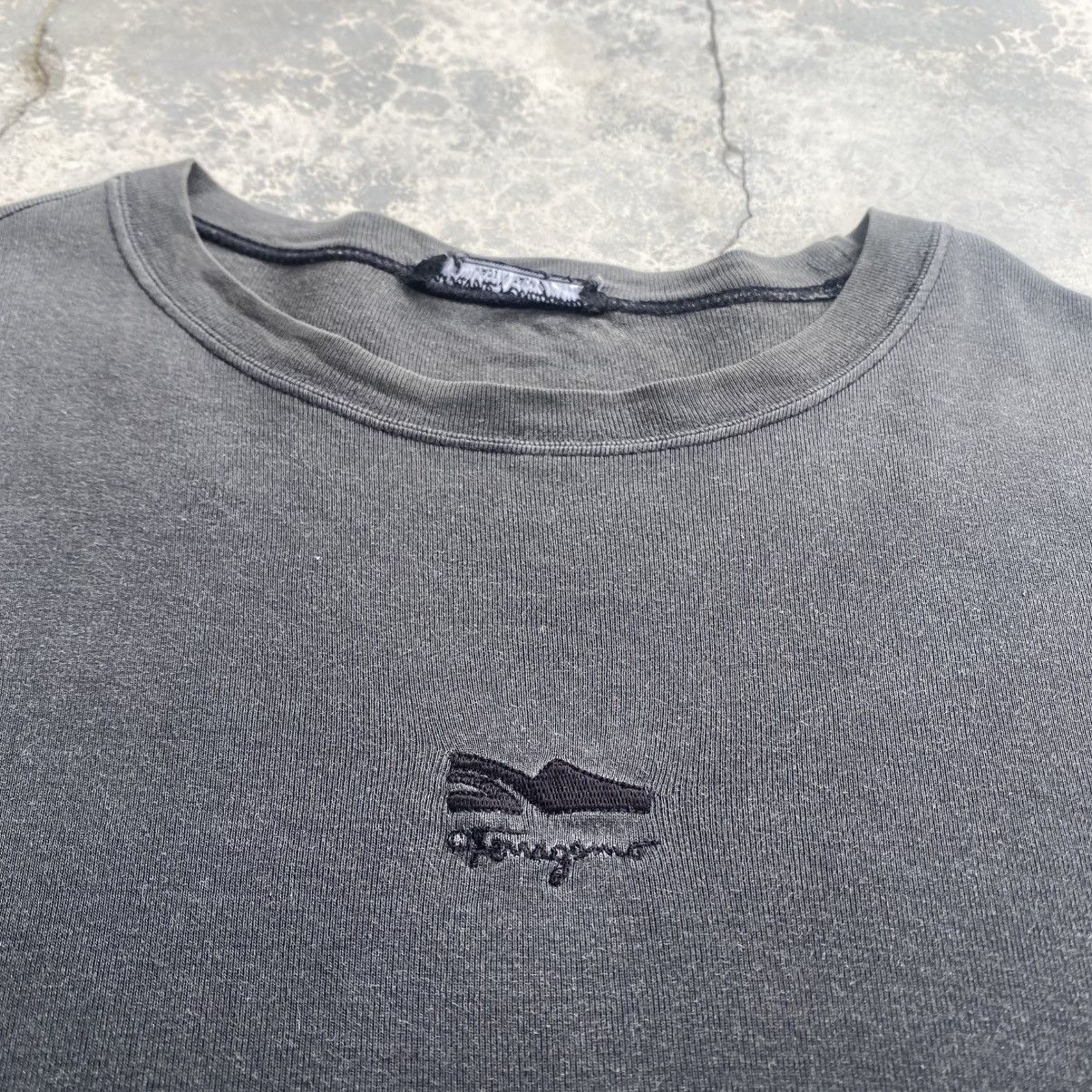 Salvatore Ferragamo Distressed Boxy FERRAGAMO Centre Minimal Logo Size US XL / EU 56 / 4 - 4 Thumbnail