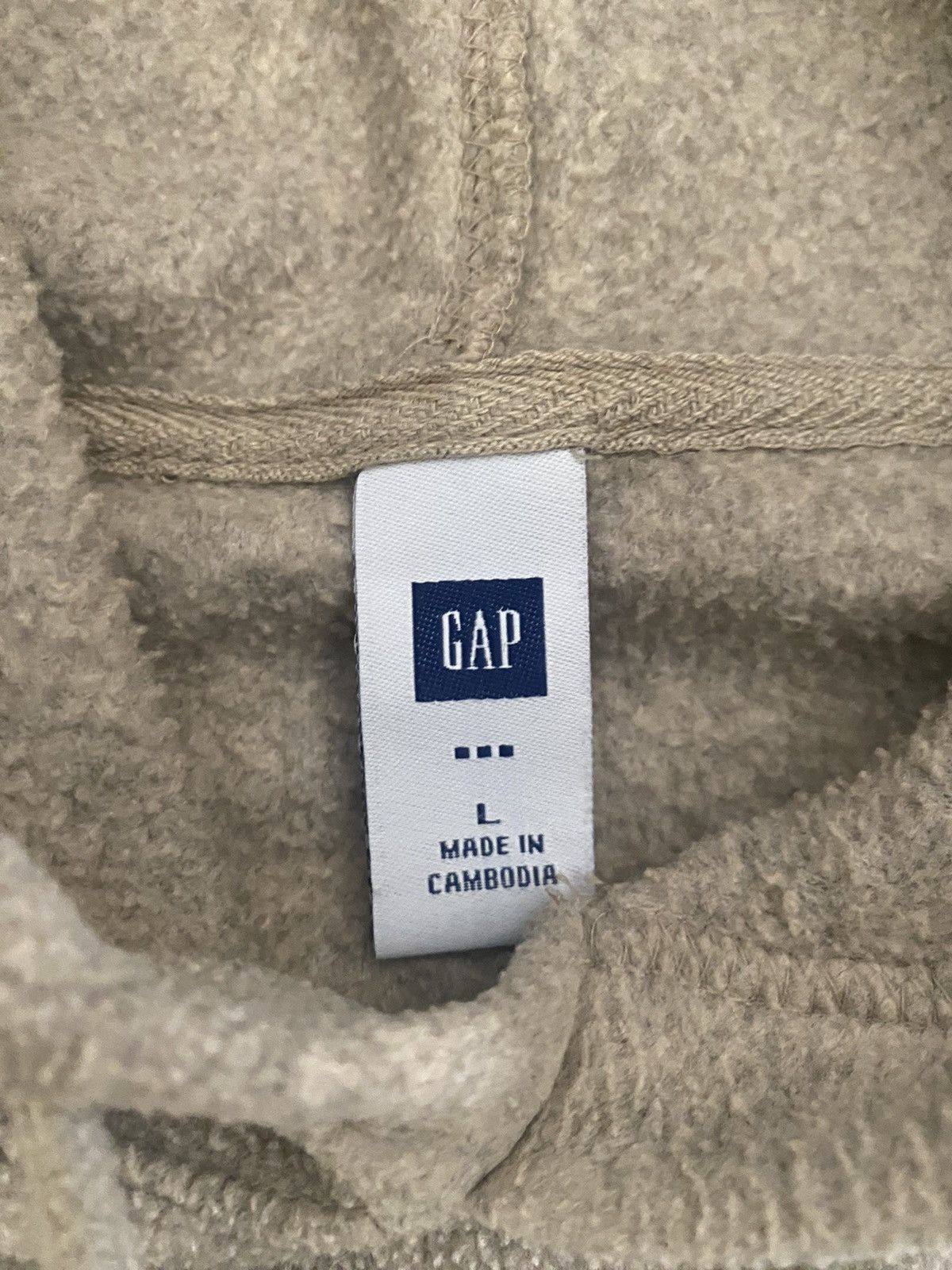 Gap Tan gap fleece hoodie Size US L / EU 52-54 / 3 - 2 Thumbnail