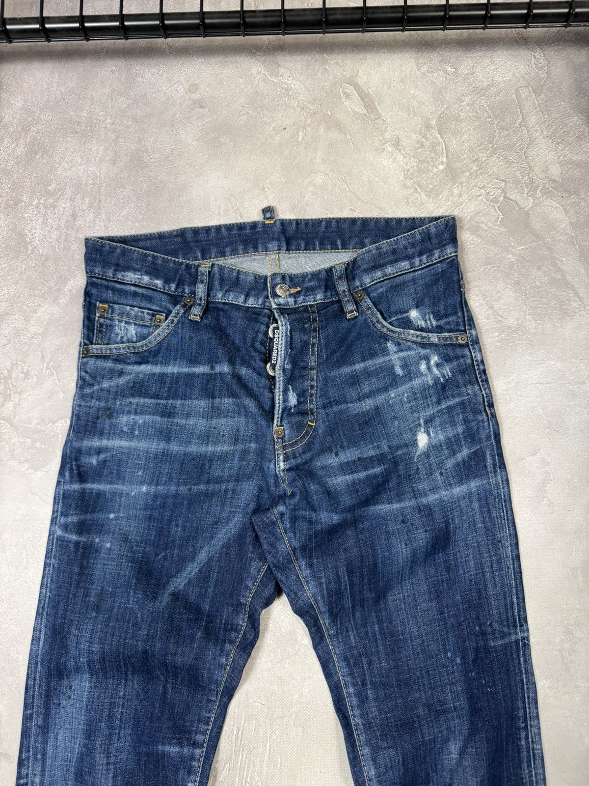 Dsquared2 Dsquared2 Distressed Style Men's Skini Jeans Size US 31 - 8 Thumbnail