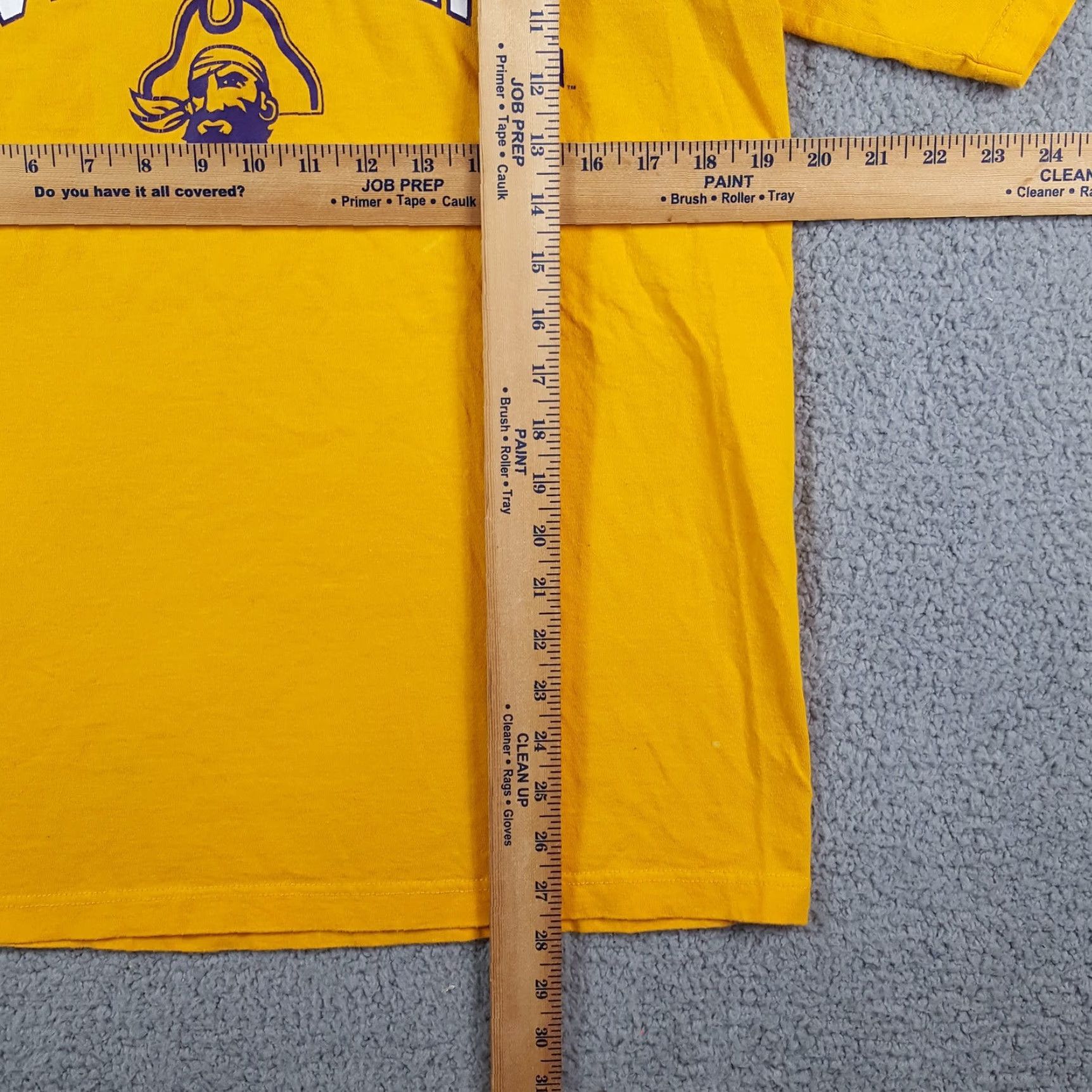 Vintage Vintage East Carolina Pirates NCAA Football T-Shirt Men Large Yellow College Retro 90s Y2K Size US L / EU 52-54 / 3 - 8 Thumbnail