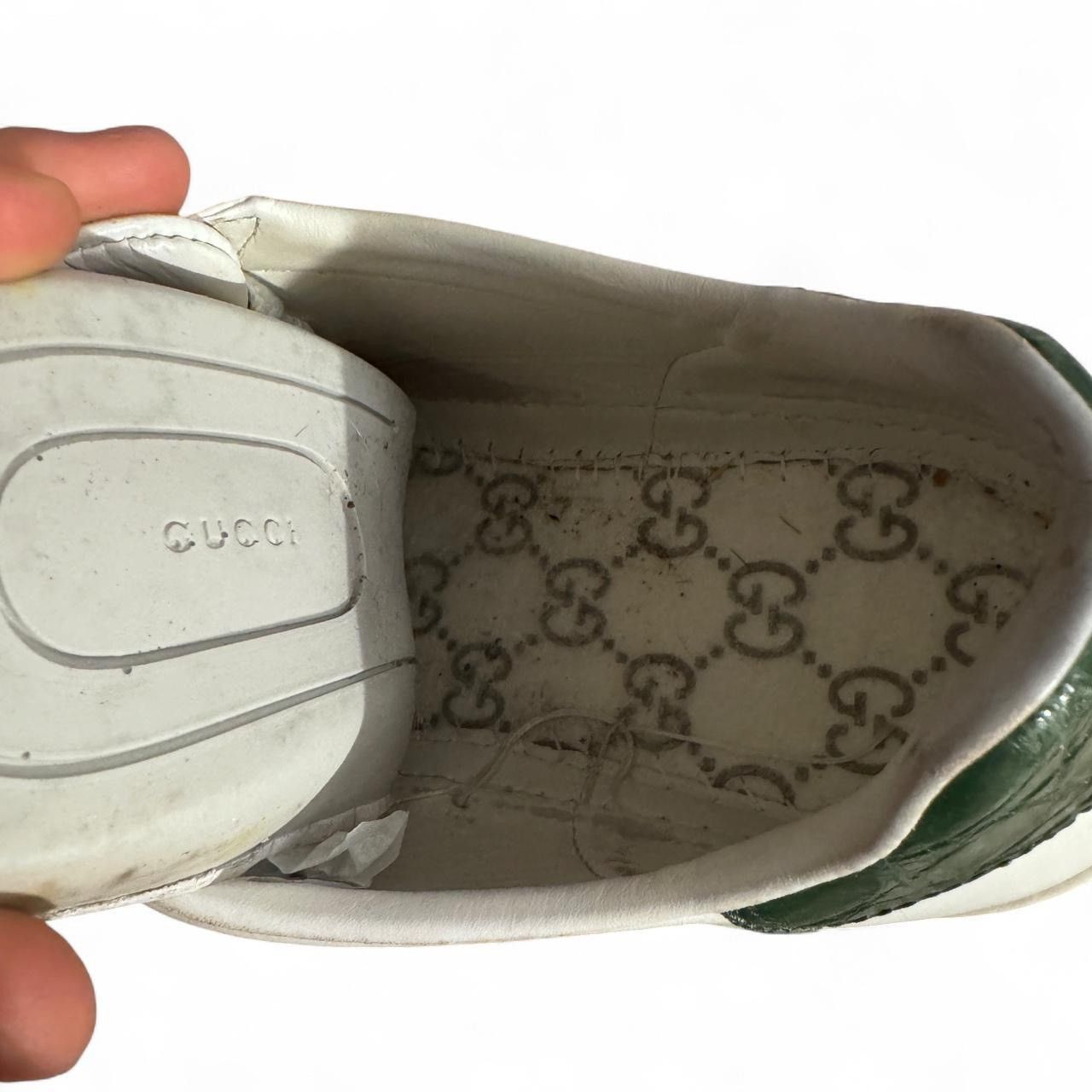 Gucci Gucci Ace ‘Green Crocodile’ sneakers Size US 8 / IT 38 - 5 Thumbnail