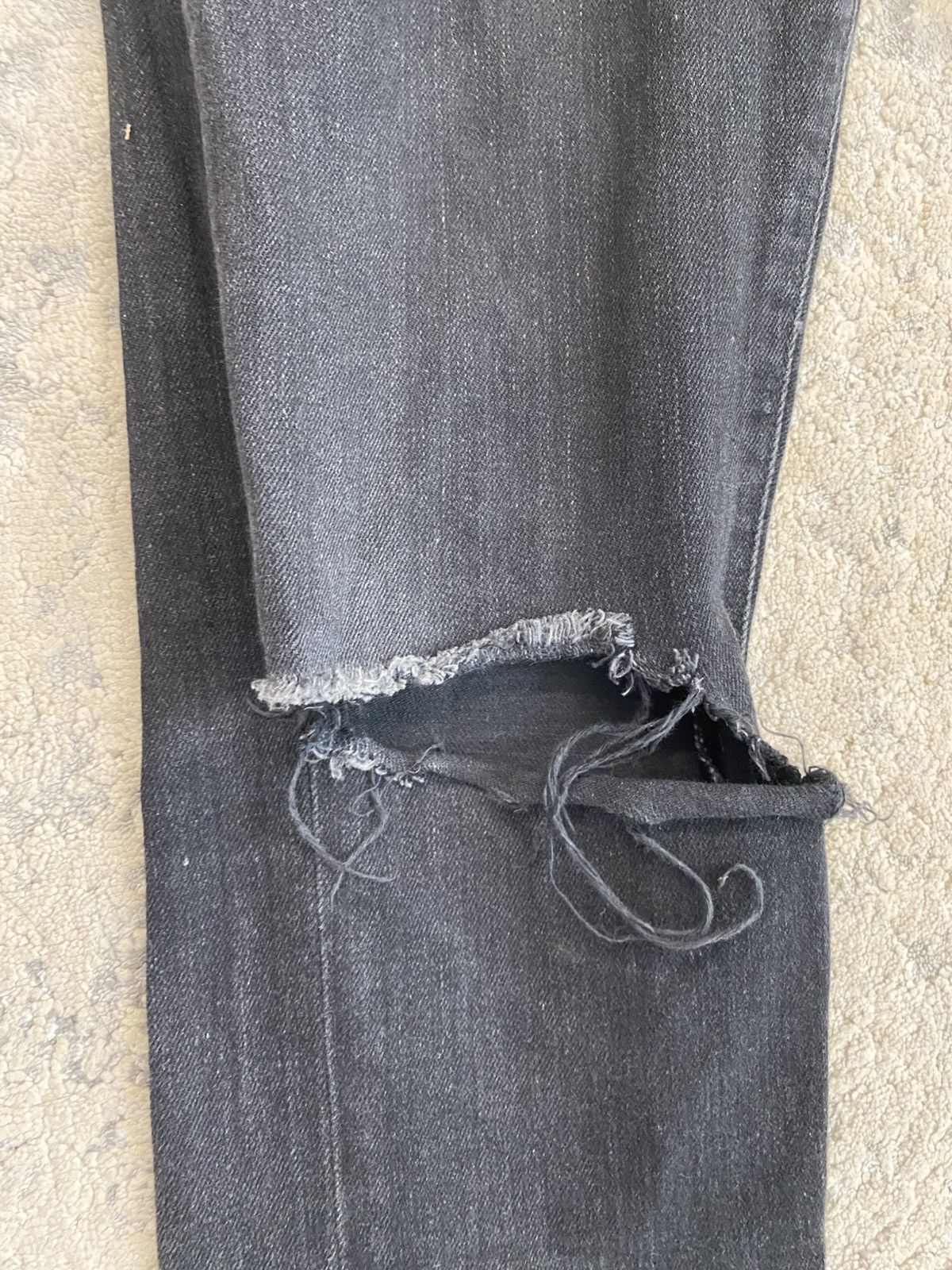 Saint Laurent Paris 2016 Knee Rip Denim Size US 30 / EU 46 - 4 Thumbnail