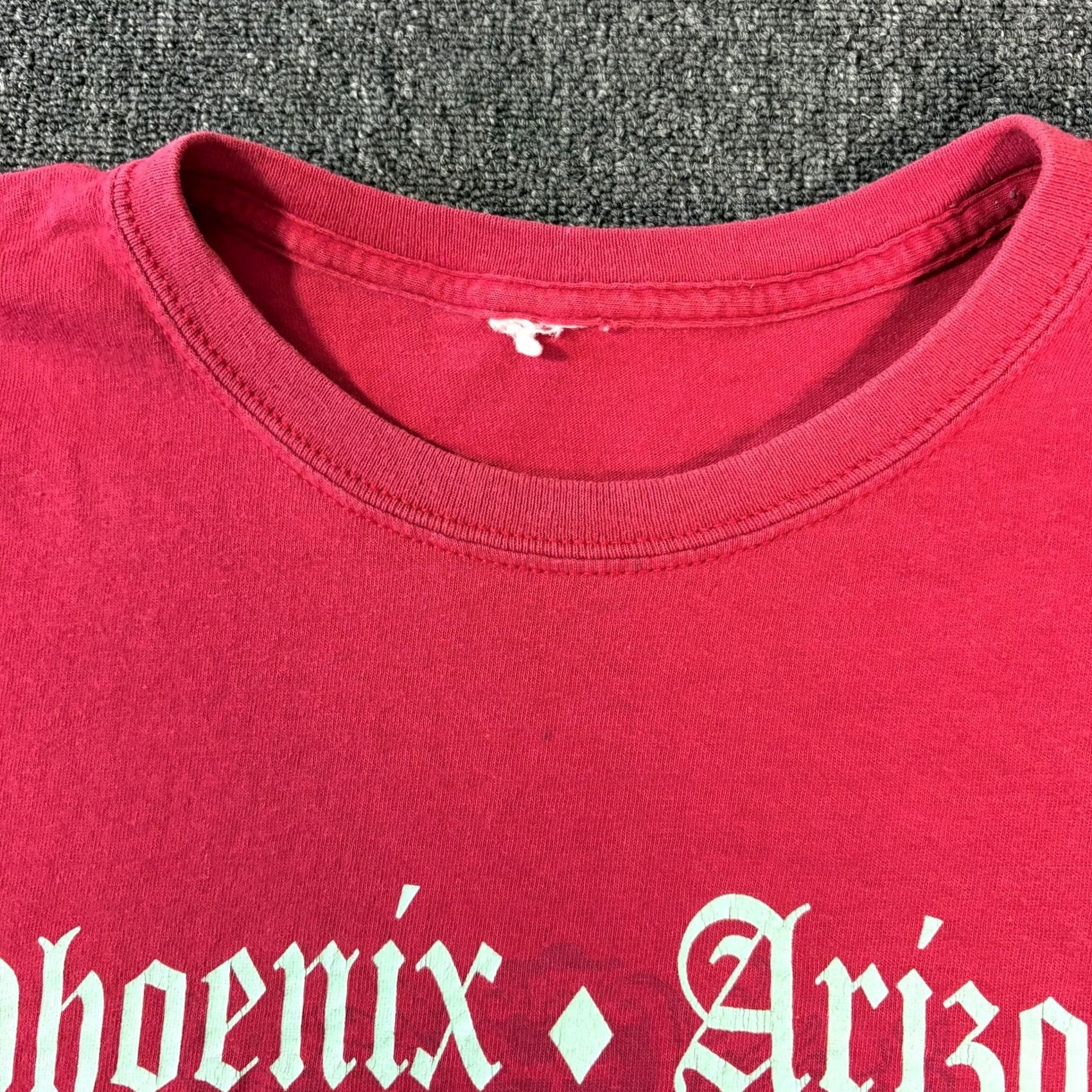 Vintage VINTAGE Y2K Phoenix Arizona Grand Canyon State Red Graphic Tee Mens XL Size US XL / EU 56 / 4 - 3 Thumbnail