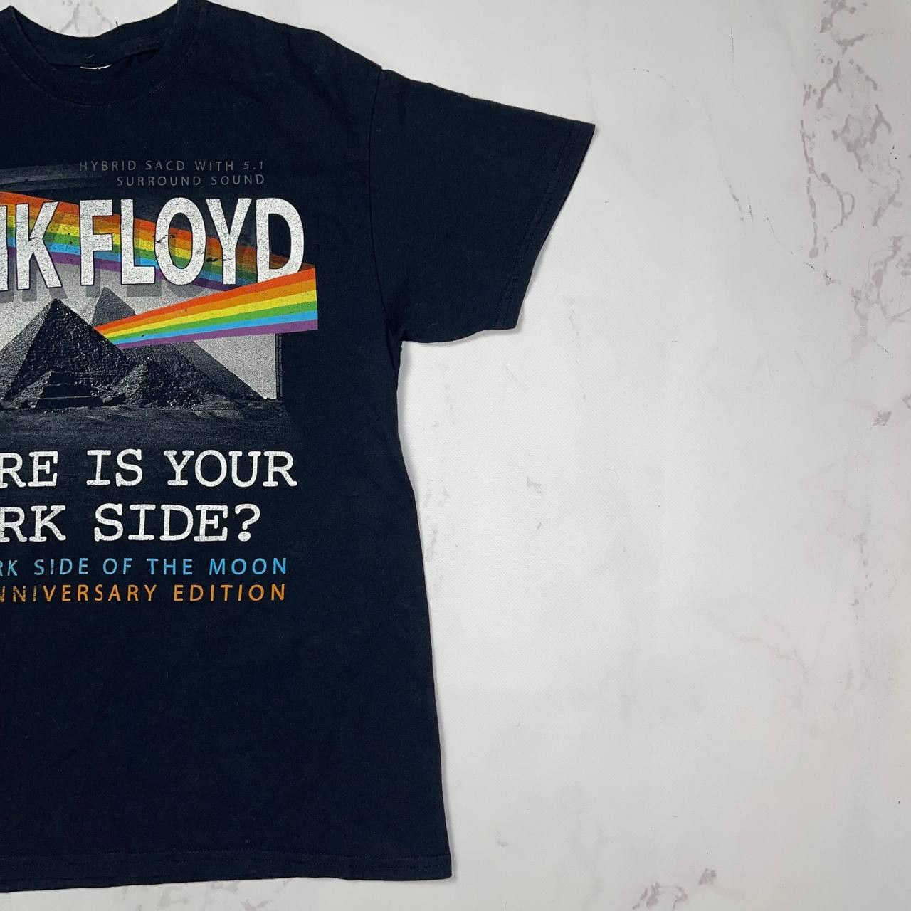 Vintage Pink Floyd - Pyramid Spectrum Soft Adult Mens T-Shirt Sz M Size US M / EU 48-50 / 2 - 6 Thumbnail