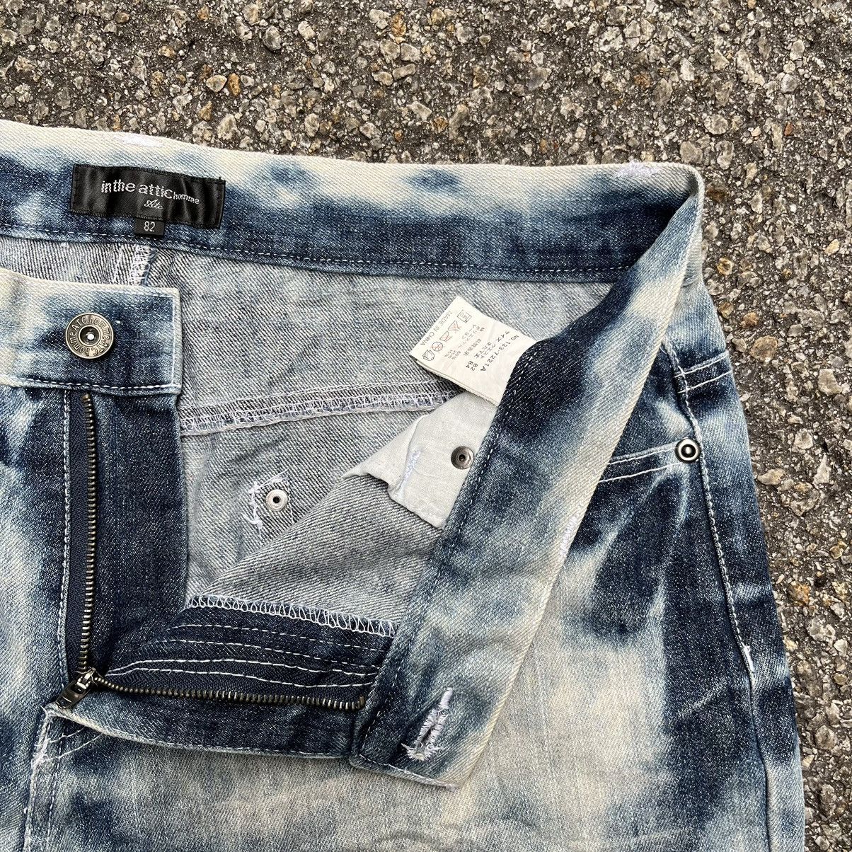 Hysteric Glamour Japanese Brand In The Attic ATC Homme Acid Wash Denim Jeans Size US 33 - 6 Thumbnail