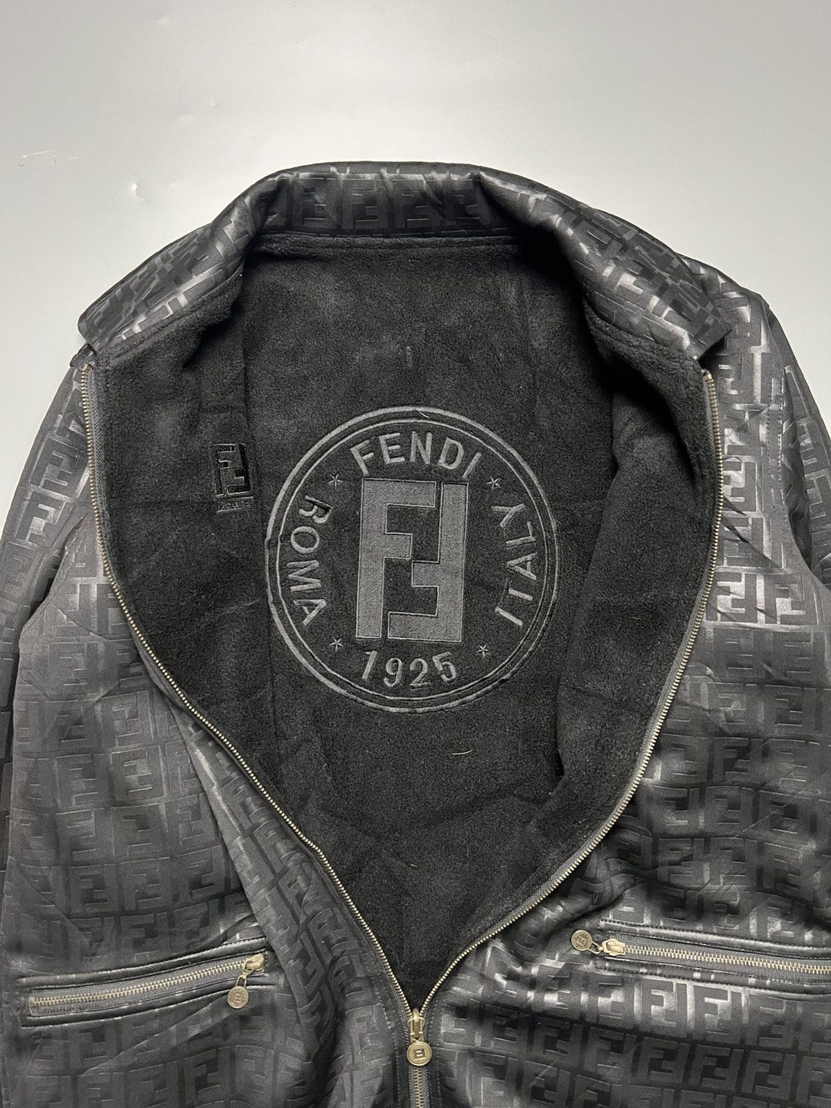 Fendi Vintage Fendi Monogram Reversible Long Coat Size US M / EU 48-50 / 2 - 3 Thumbnail