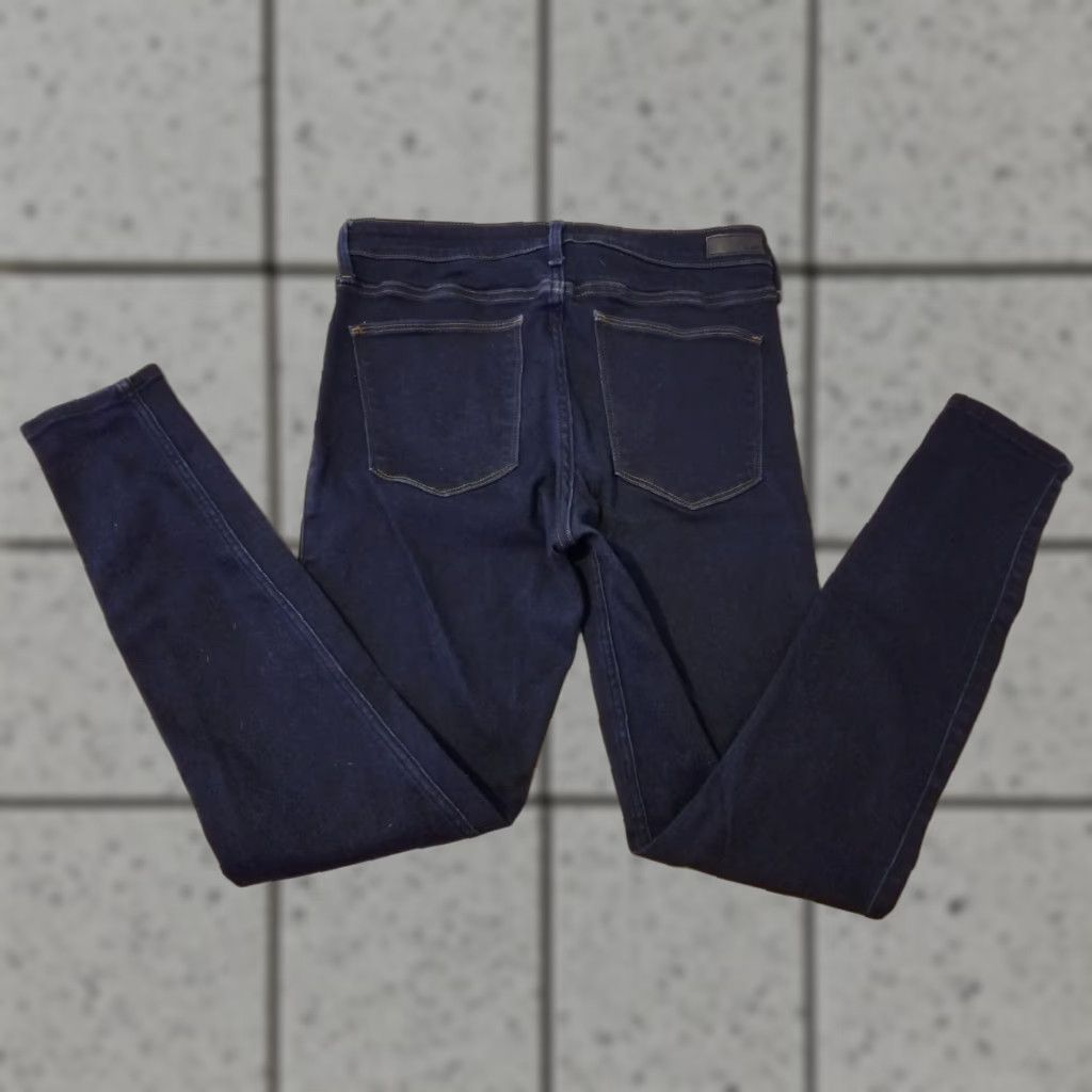 Abercrombie & Fitch Womens Abercrombie & Fitch Jeans Skinny 12 Denim Blue 5-Pocket Zip High Rise Cotton Pant Size 34" / US 12 / IT 48 - 1 Thumbnail