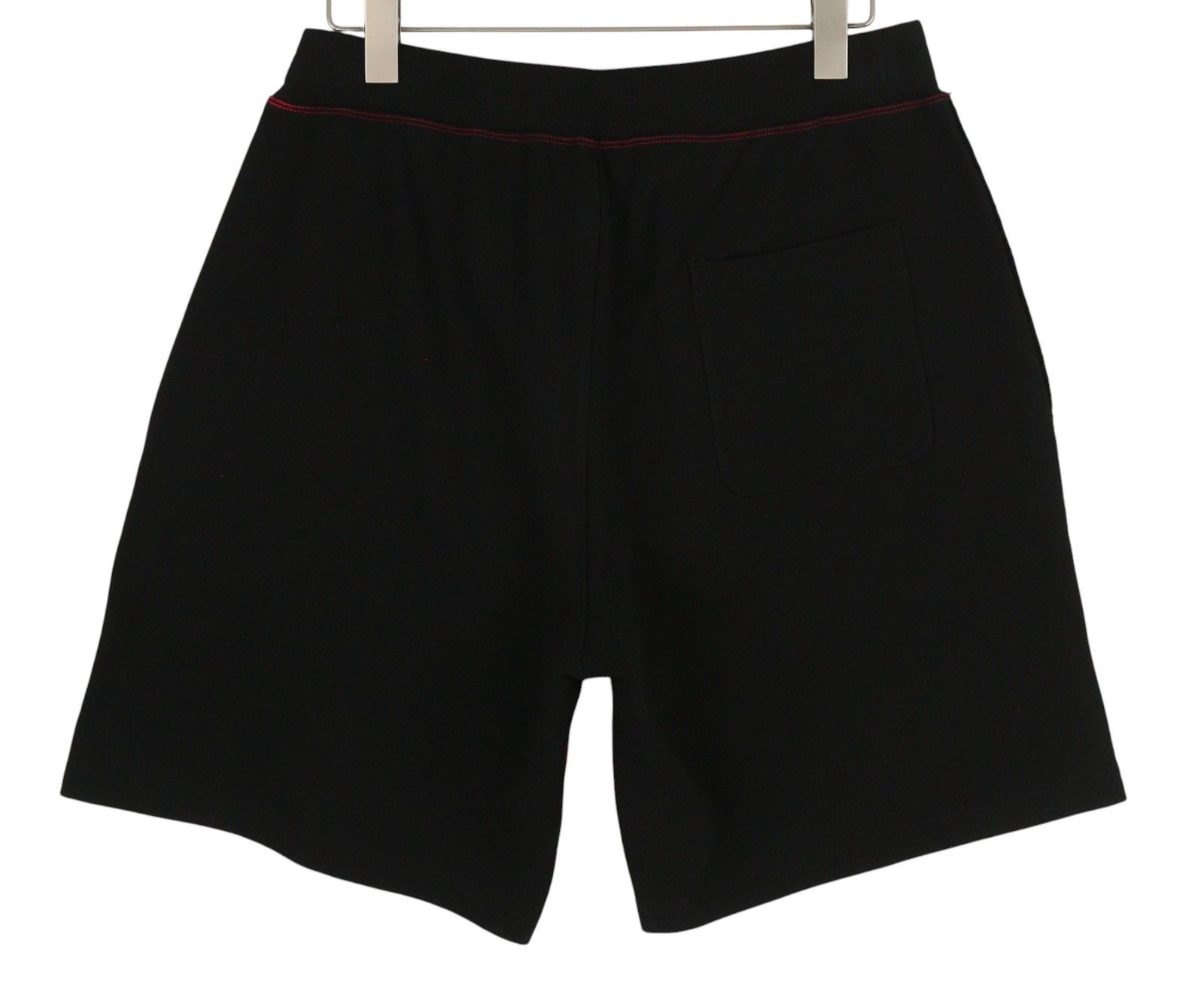 Diesel P-Mustin Men Shorts L Red Printed Sweat Elastic 41328 Size US 32 / EU 48 - 4 Thumbnail