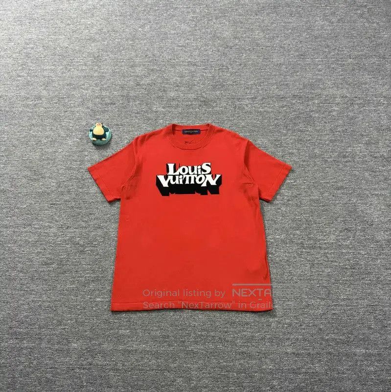 Louis Vuitton Louis Vuitton Red Cotton Men's T-Shirt . Size US M / EU 48-50 / 2 - 1 Thumbnail