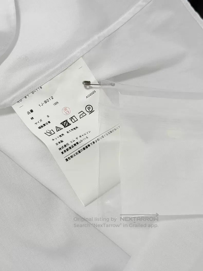 Comme des Garcons Comme Des Garcons The slanted collar deconstructs the shir Size US S / EU 44-46 / 1 - 7 Thumbnail