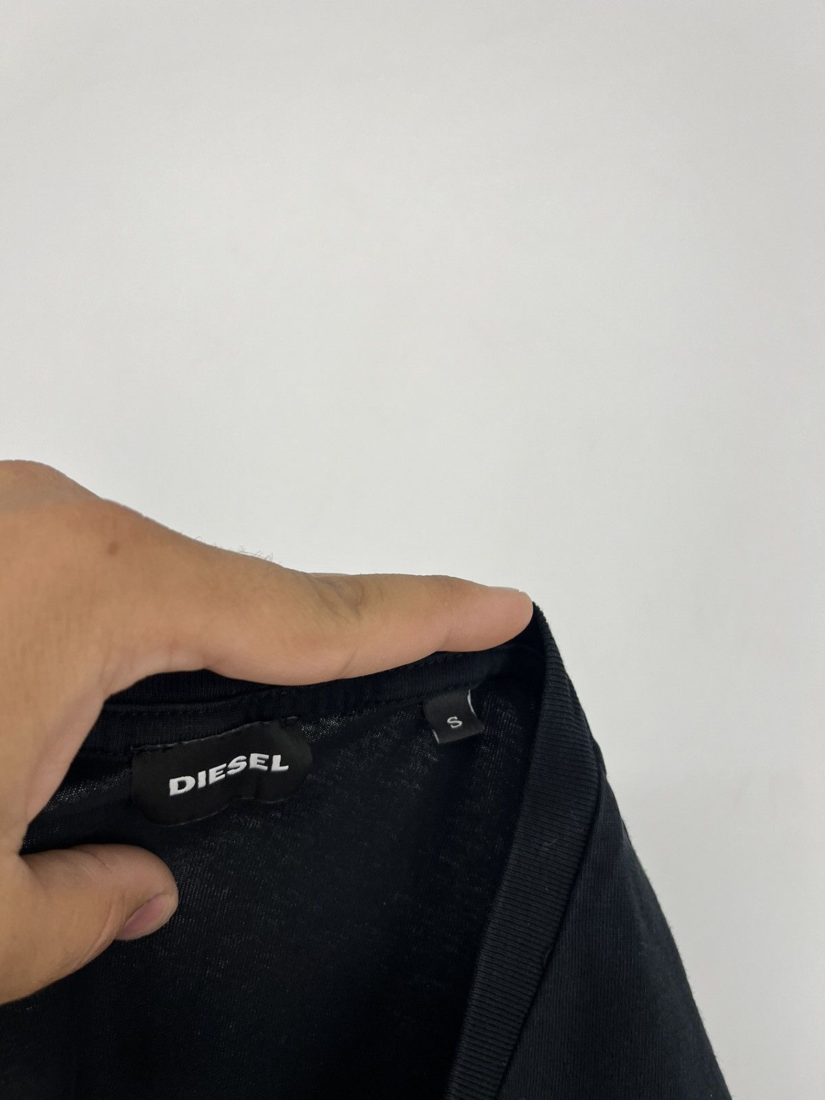 Diesel × Vintage Vintage Diesel Black Just Y17 T-Shirt Japanese Style Size US S / EU 44-46 / 1 - 8 Thumbnail