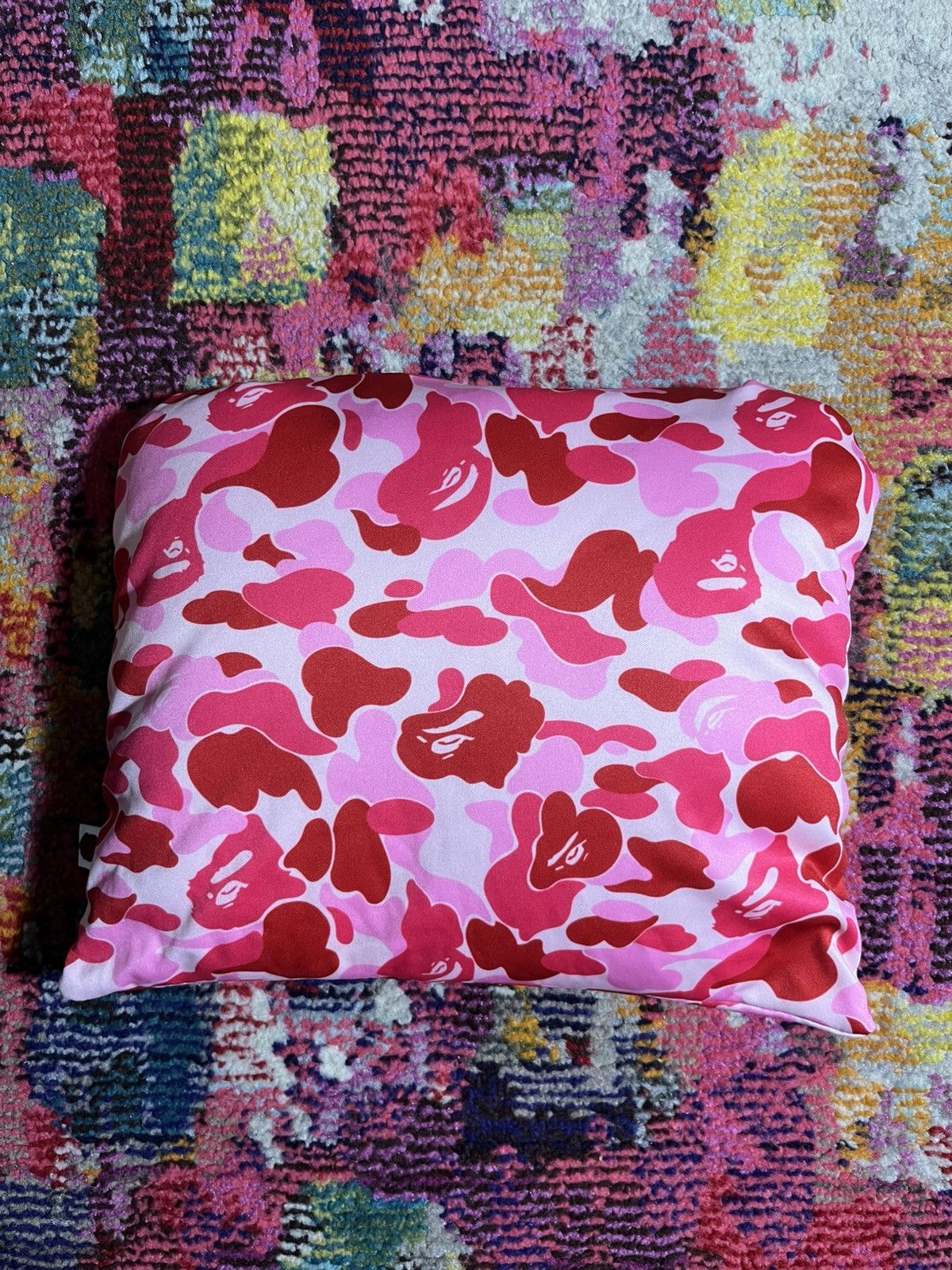 Bape Bape Pink Camo 2-Way Neck Pillow Size ONE SIZE - 6 Thumbnail