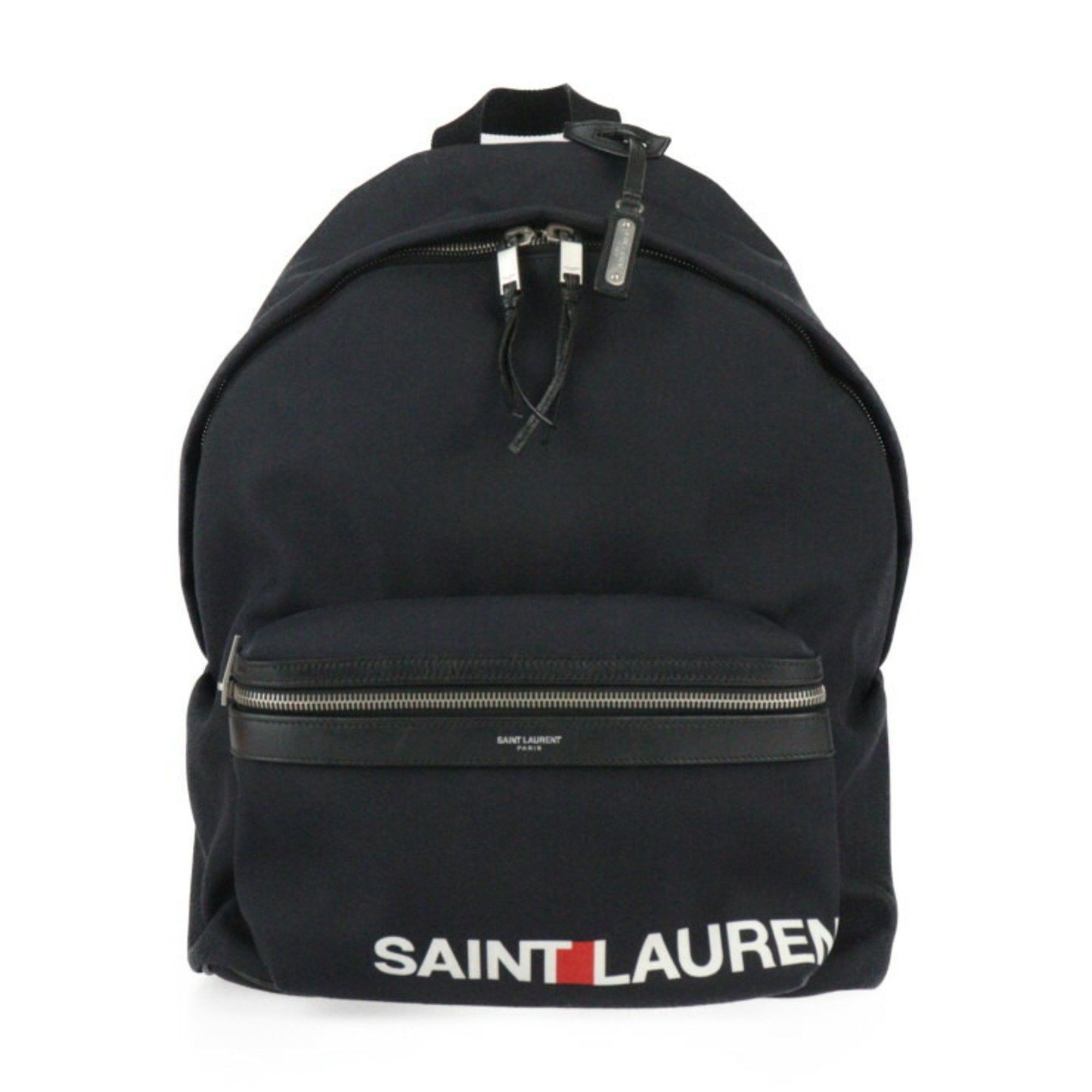 Yves Saint Laurent Yves Saint Laurent SAINT LAURENT PARIS Saint Laurent Paris Backpack Rucksack/Daypack 465448 Canvas Leather Black 2418073007080R1 Size ONE SIZE - 1 Thumbnail