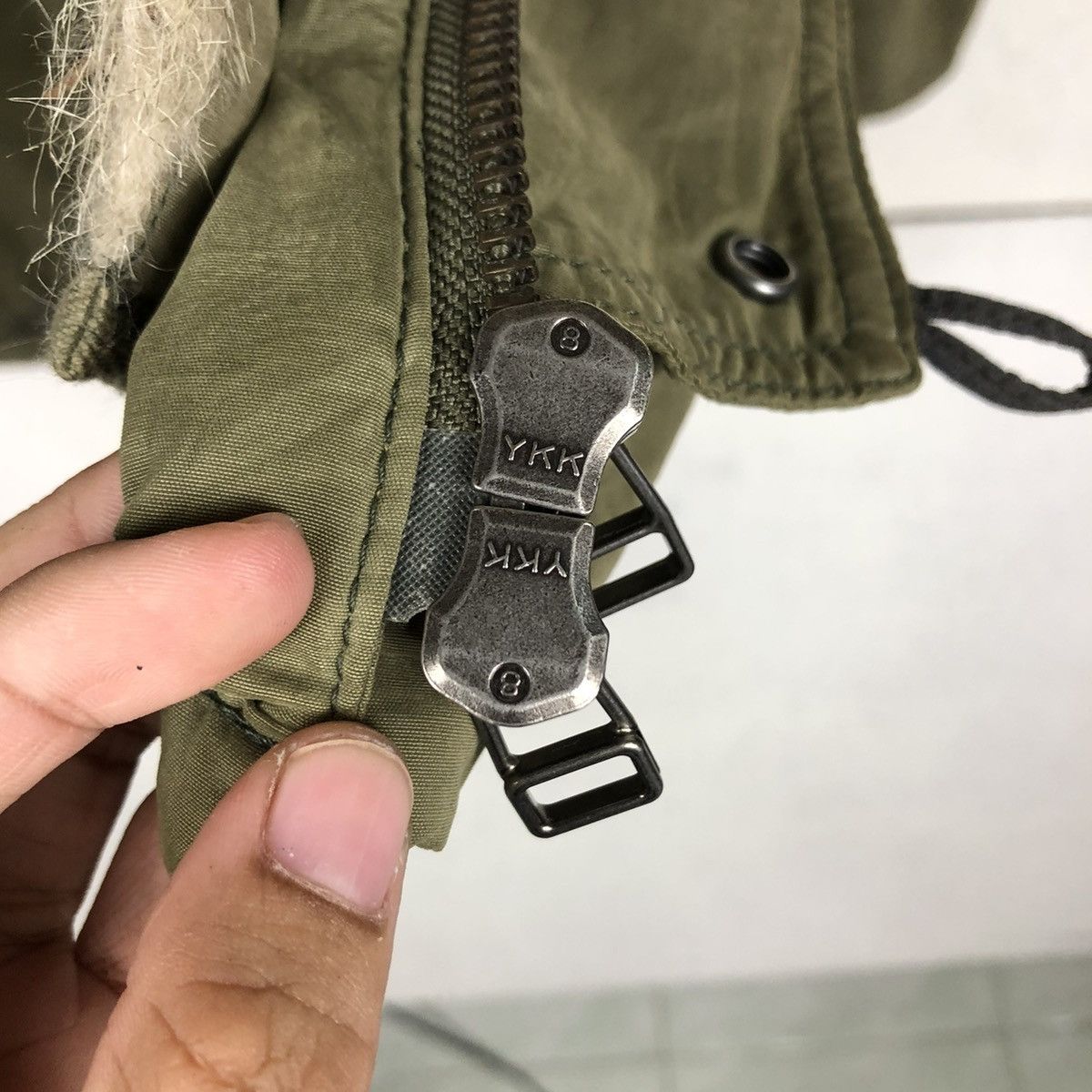 Japanese Brand 📌BIKER JACKET PARKA MINK FUR HOODIE MOUSSY MILITARY DESIGN Size US S / EU 44-46 / 1 - 19 Thumbnail