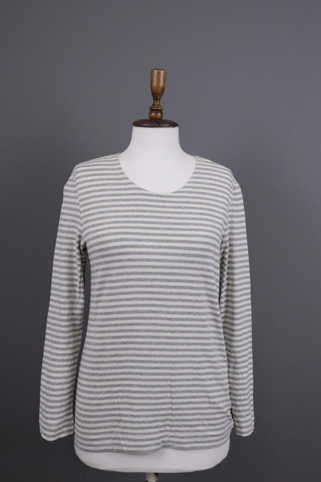 Oscar De La Renta Oska Stripe Multicolor Lagenlook Relaxed Pullover Top Size 1 Size M / US 6-8 / IT 42-44 - 1 Thumbnail