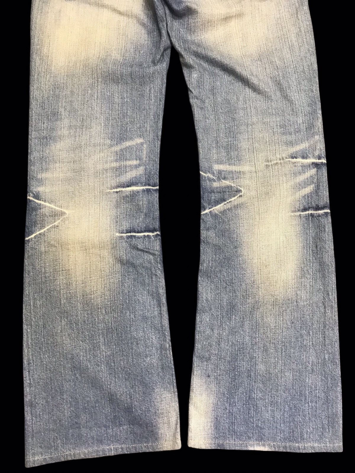 Japanese Brand 💥FLARE💥NCFM Japan Design Seditionari Fade Flare Denim F108 Size US 34 / EU 50 - 17 Thumbnail