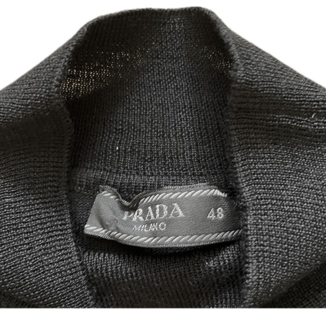Prada Prada Fine Wool Knit Sweater Size 48 with Collar Size US M / EU 48-50 / 2 - 3 Thumbnail