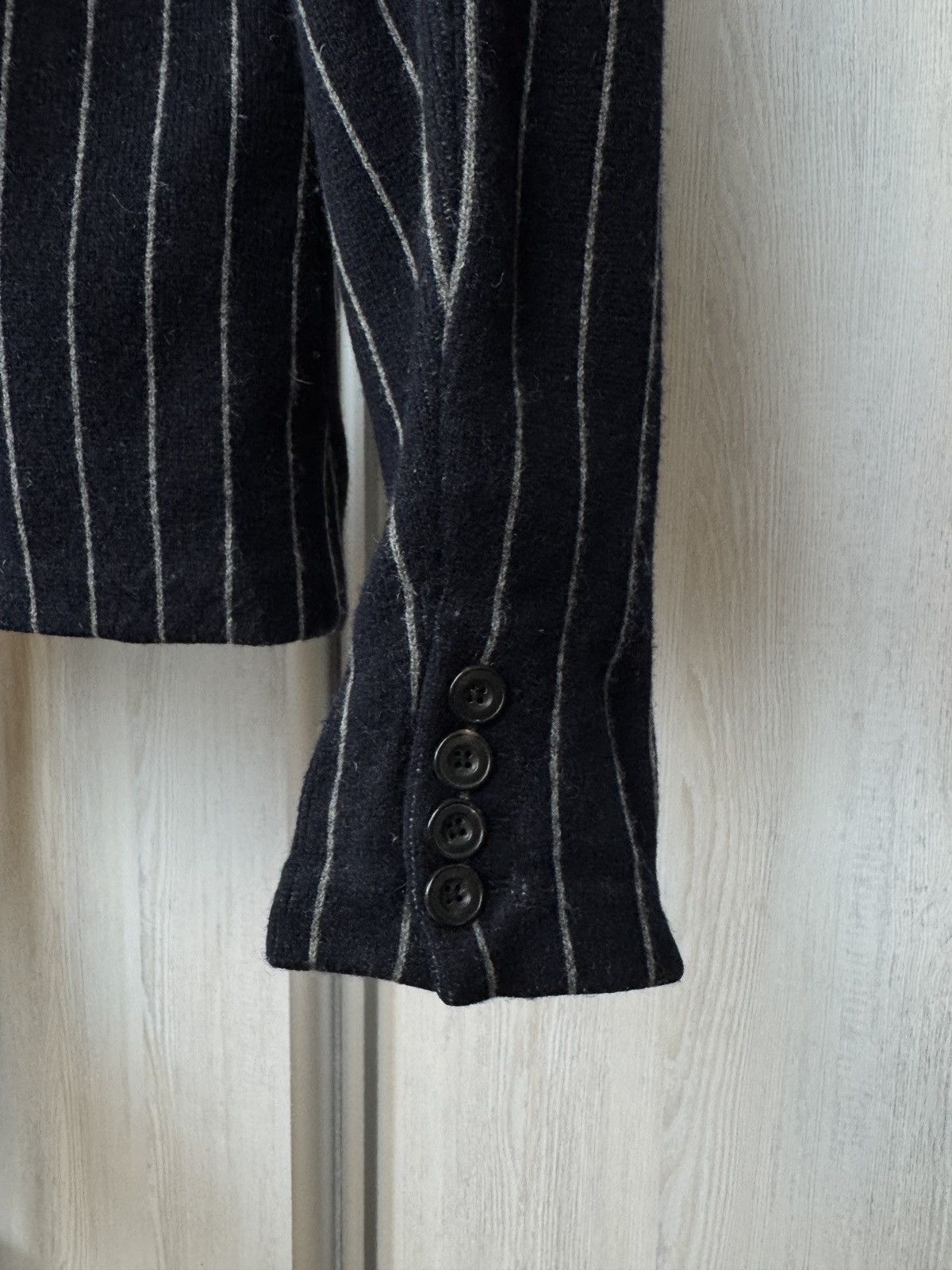 Ralph Lauren Ralph Lauren wool cashmere striped stretch blazer Size S / US 4 / IT 40 - 12 Thumbnail