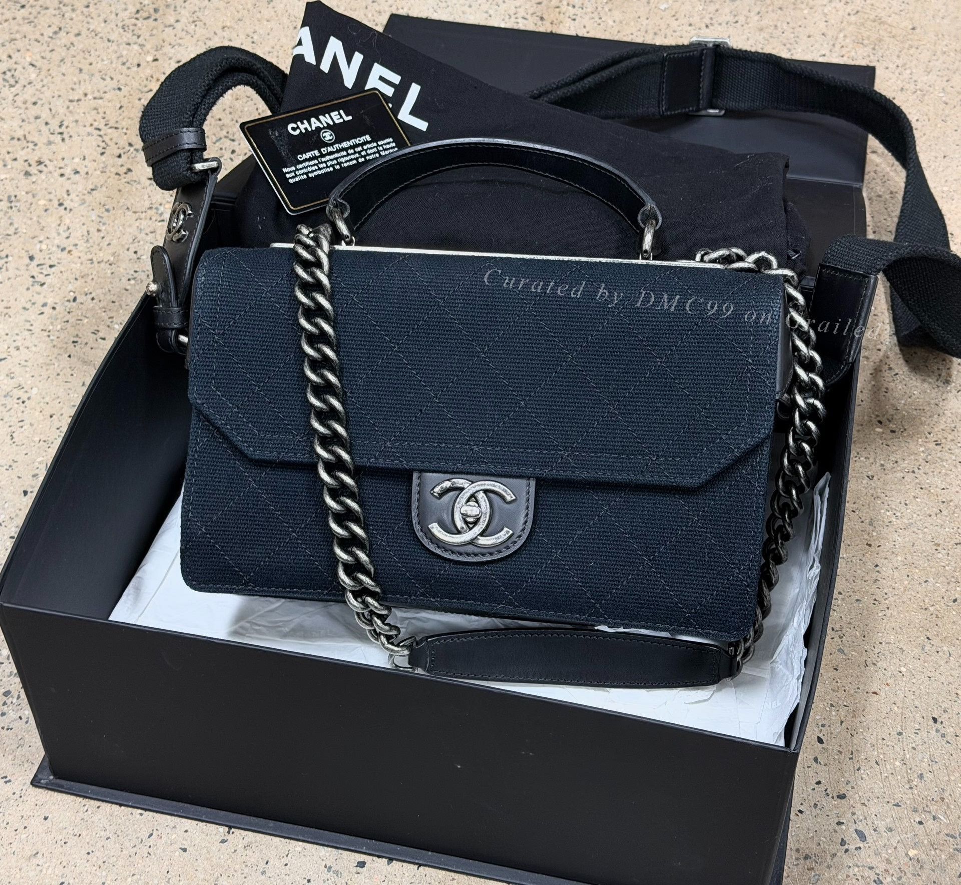 Chanel Chanel Salzburg Canvas Box 22Bag Medium Size ONE SIZE - 1 Thumbnail