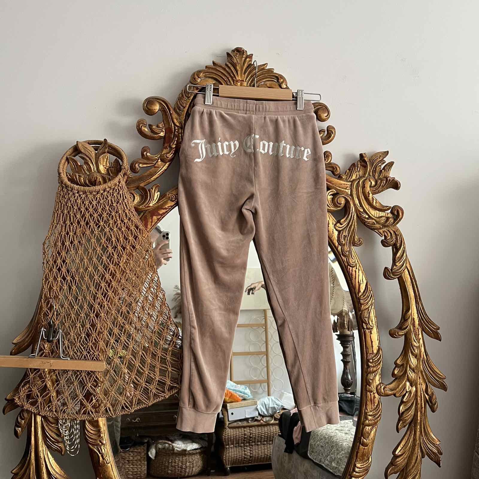 Juicy Couture × Vintage VINTAGE JUICY COUTURE VELOUR PANTS Sz XS-S Size 30" / US 8 / IT 44 - 1 Thumbnail