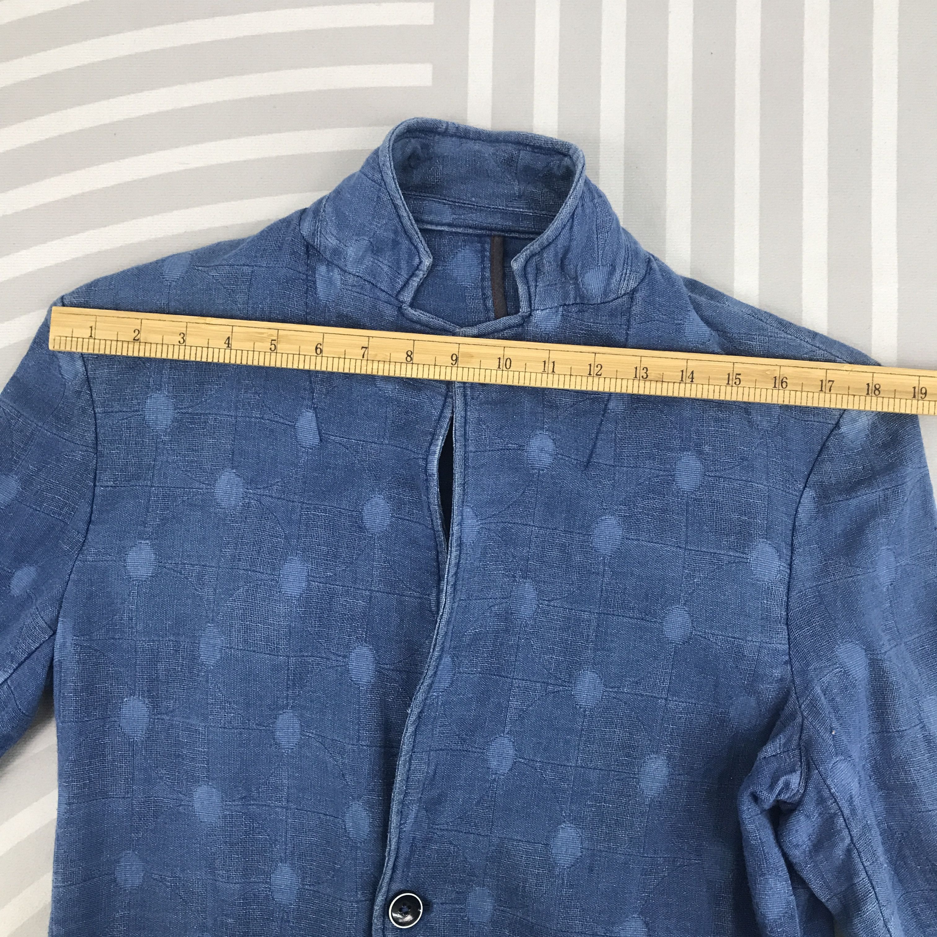 Blue Blue Japan × Indigo × Japanese Brand Japan G Stage Indigo style Blazer coat jacket Size US M / EU 48-50 / 2 - 5 Thumbnail