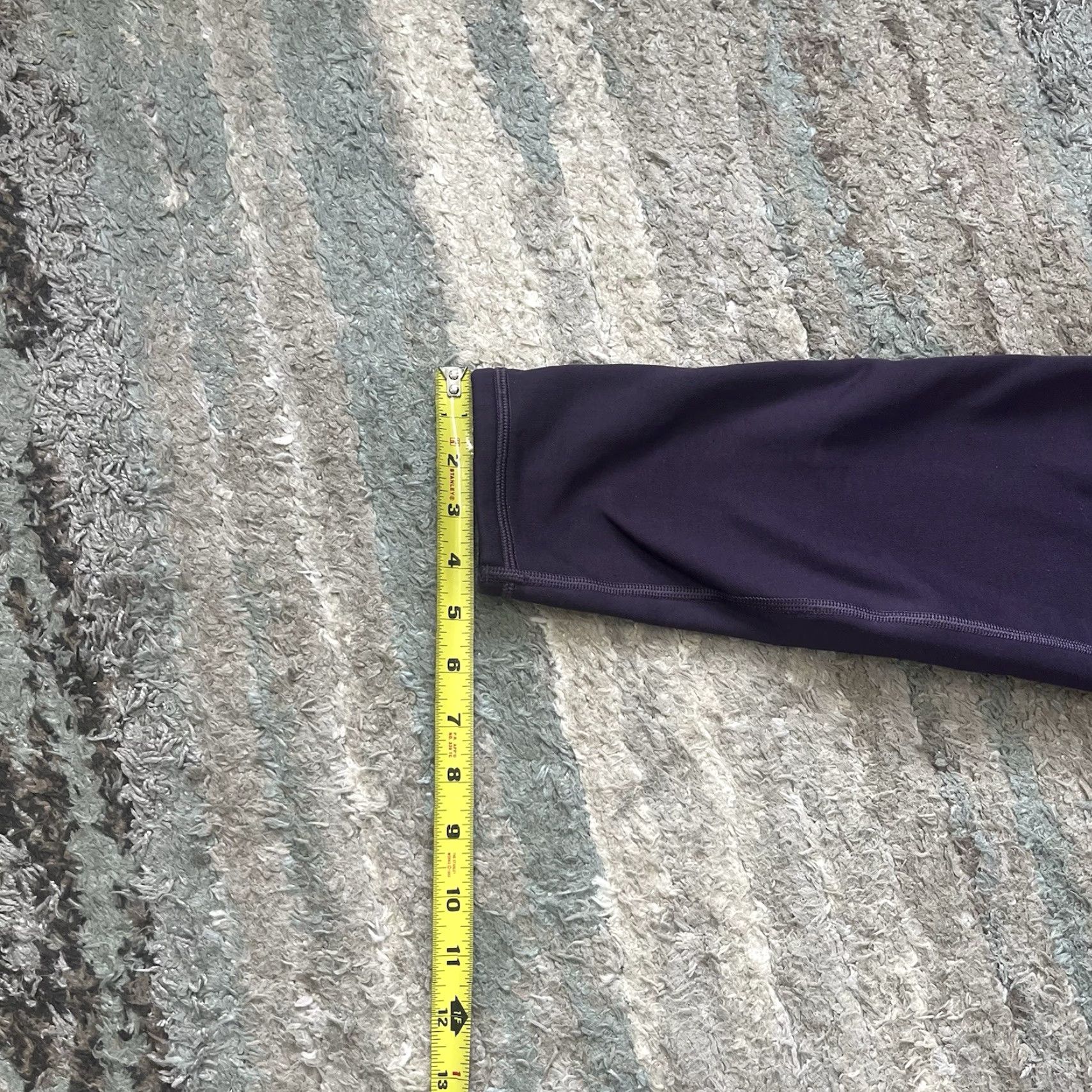 Athleta Athleta Leggings Women Burgundy Size L Stash Pocket Stretch Ankle Athletic Gym Yoga Activewear Size 36" / US 14 / IT 50 - 6 Thumbnail