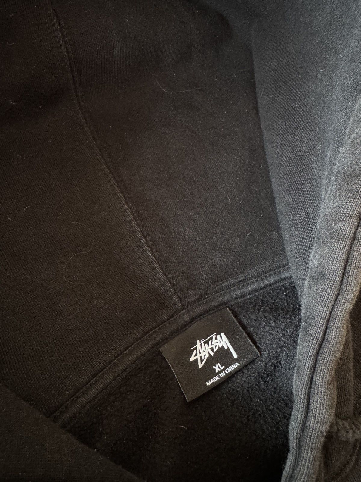 Stussy × Vintage STUSSY CENTER HUFT LOGO OVERSIZE BAGGY FIT HOODIE Size US XL / EU 56 / 4 - 7 Thumbnail