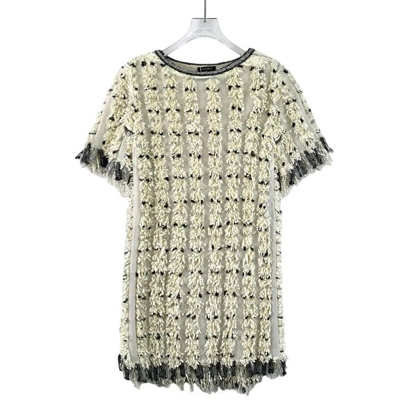 Chanel Chanel Beige Cotton Women's Dress - XS Size 0089 Size XS / US 0-2 / IT 36-38 - 1 Thumbnail