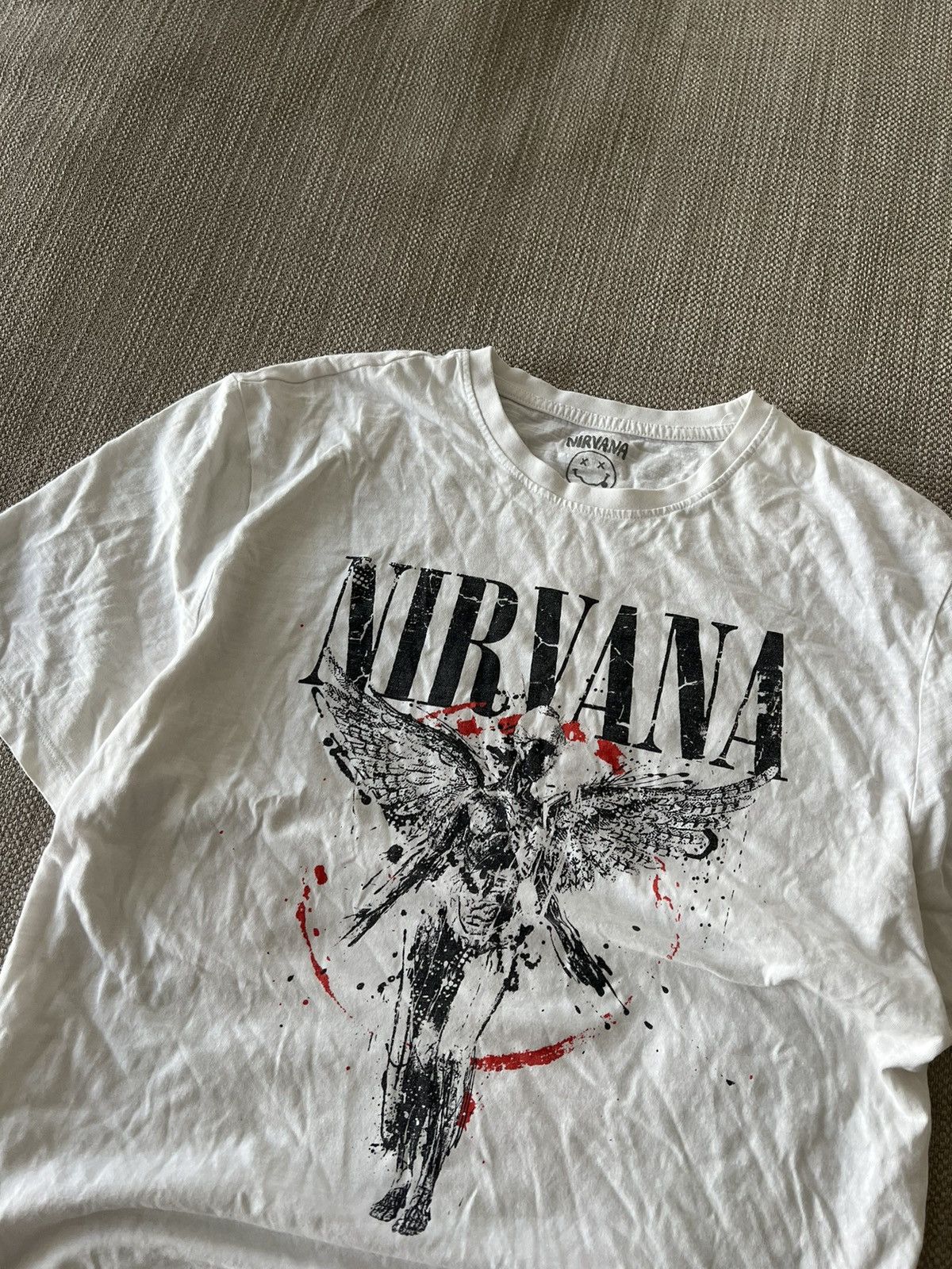 Band Tees × Nirvana 💥💥 Nirvana Band T-Shirt Tee Tour Size US M / EU 48-50 / 2 - 4 Thumbnail