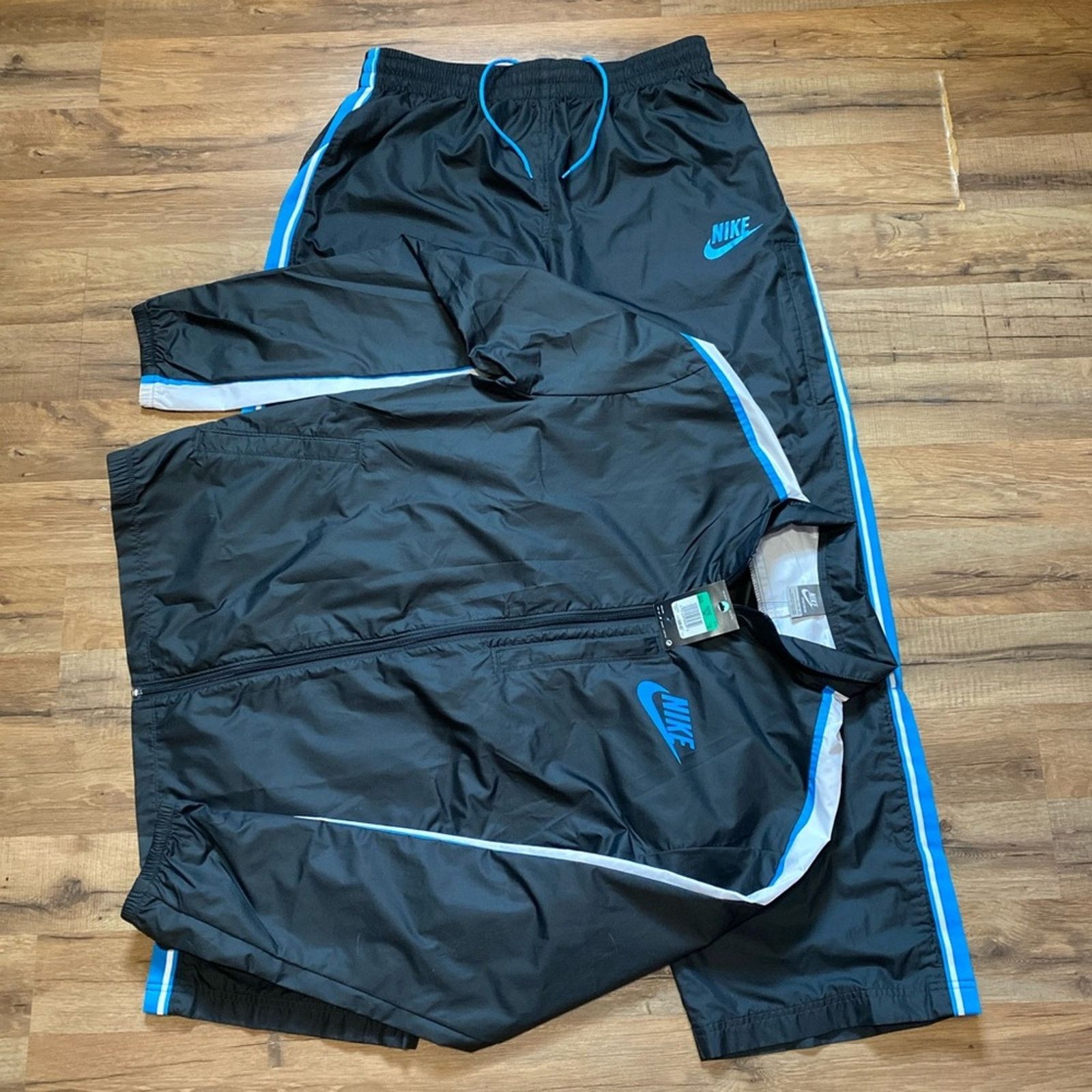 Nike Y2K Nike Packable Matching Set Sweatpant Zip Up Track Suit Size US XL / EU 56 / 4 - 1 Thumbnail