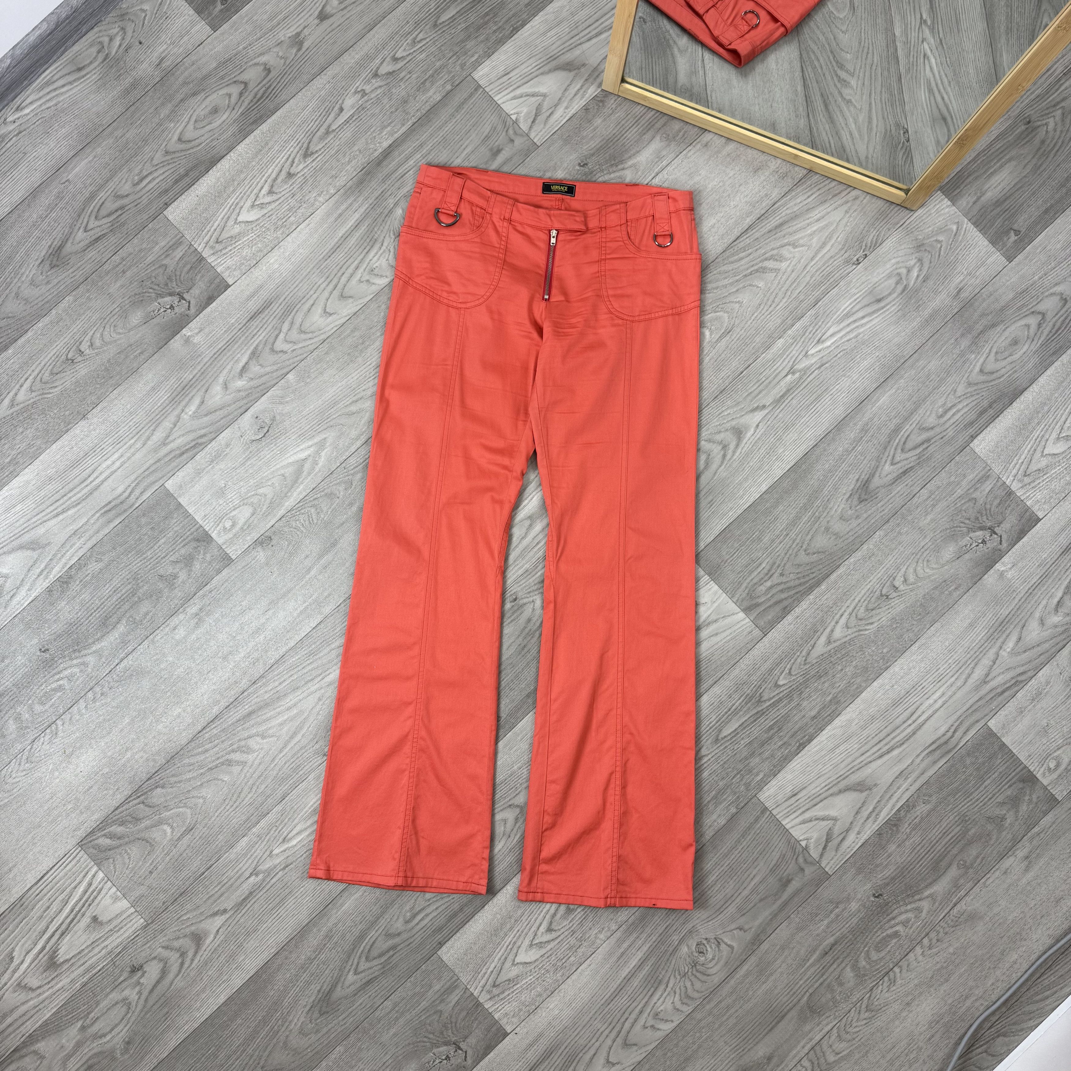 Versace Jeans Couture Vintage Versace Jeans Couture 00s Bootcut Flared Pants Jeans Size 26" / US 2 / IT 38 - 1 Thumbnail