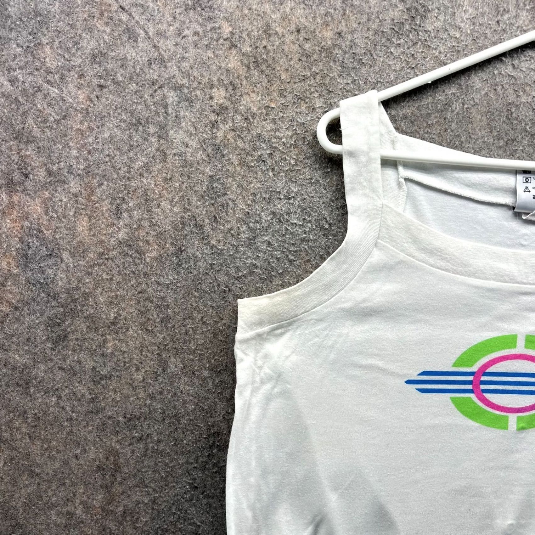 Prince Prince Tank Top Womens Large White 90s Tennis Performance Tank Top Sports Shirt (VINTAGE not) Size L / US 10 / IT 46 - 6 Thumbnail