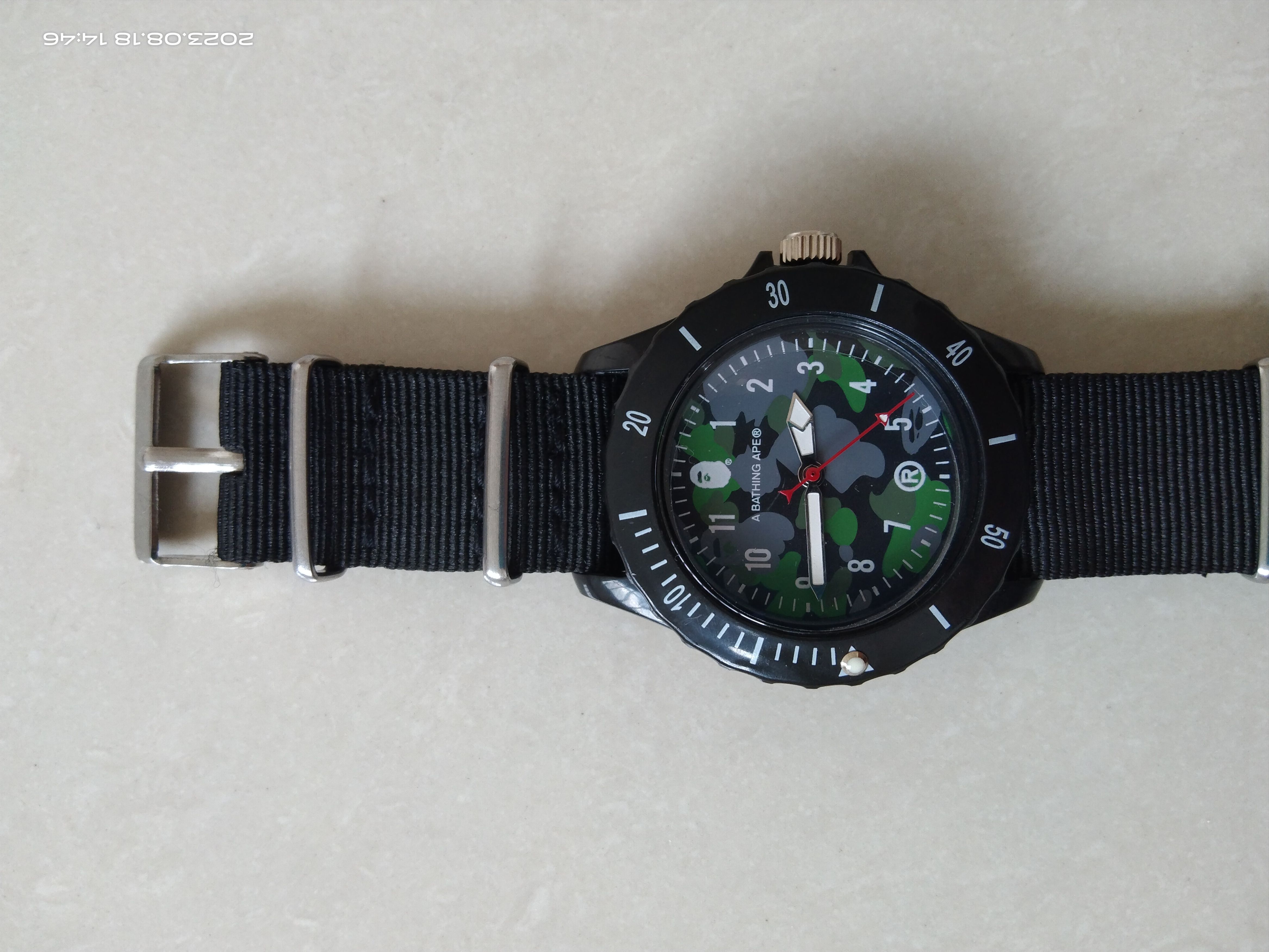 Bape A BATHING APE BLACK CAMO WATCH Size ONE SIZE - 2 Thumbnail