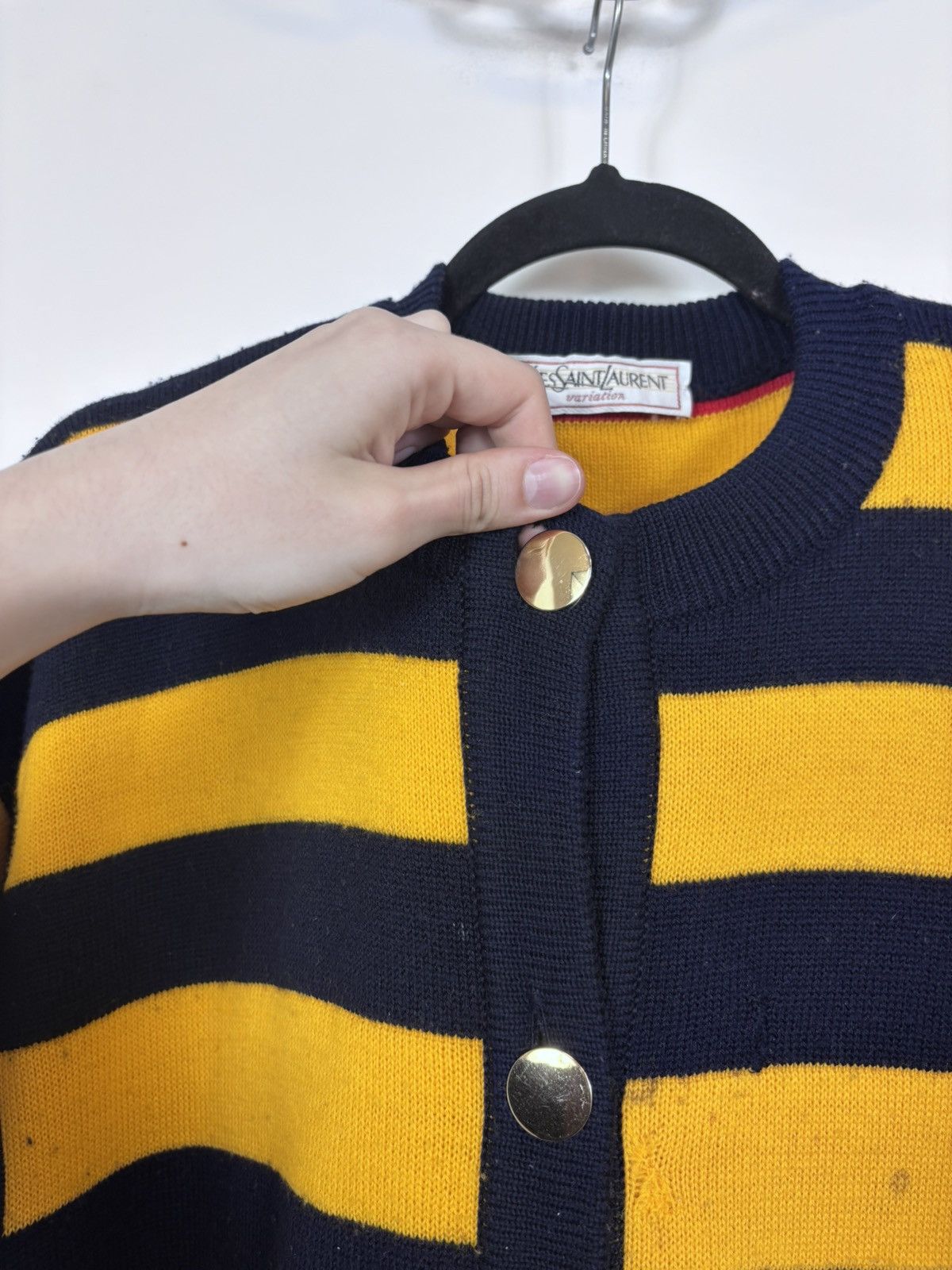 Yves Saint Laurent Vintage Yves Saint Laurent Variation Women’s Cardigan Size M / US 6-8 / IT 42-44 - 16 Thumbnail
