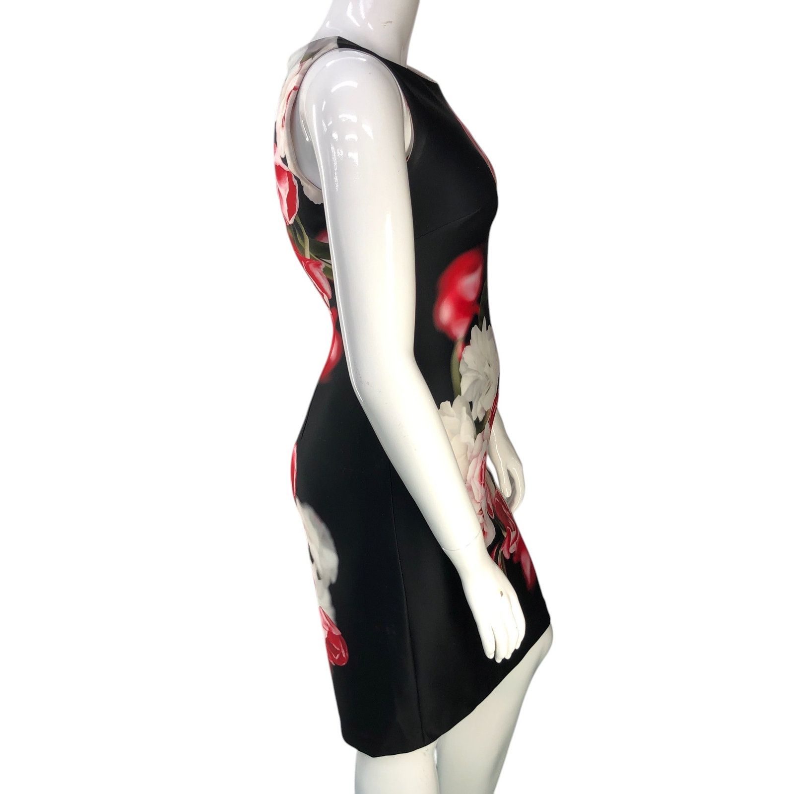 Calvin Klein Calvin Klein Size 10 Dress Scuba Roses Sleeveless Career Size L / US 10 / IT 46 - 9 Thumbnail