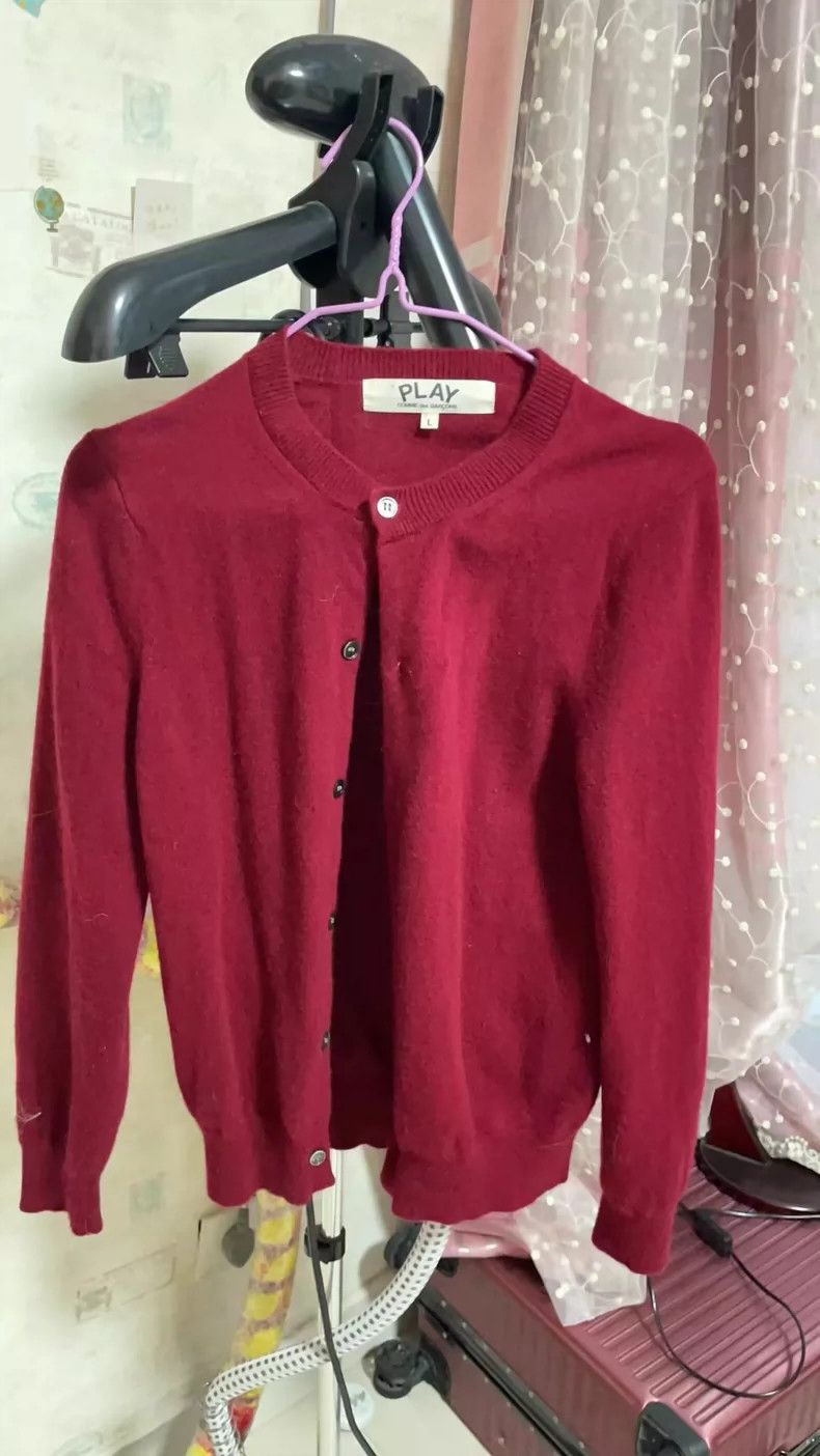 Comme des Garcons Comme Des Garcons Red pullover wool fleece 2504-Nextarrow Size L / US 10 / IT 46 - 2 Thumbnail