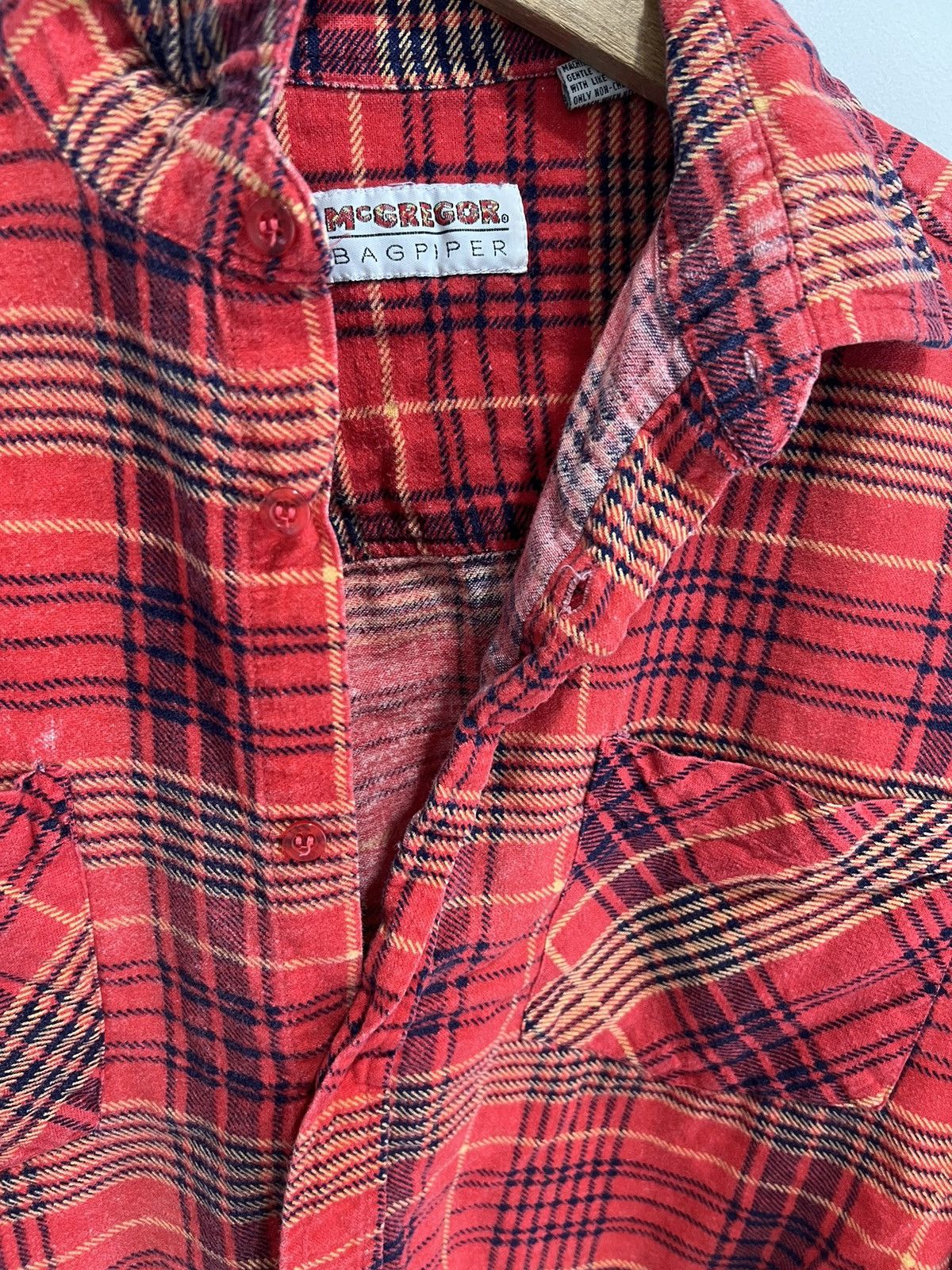 Vintage Vintage Mcgregor Flannel button up shirt plaid Size US S / EU 44-46 / 1 - 3 Thumbnail