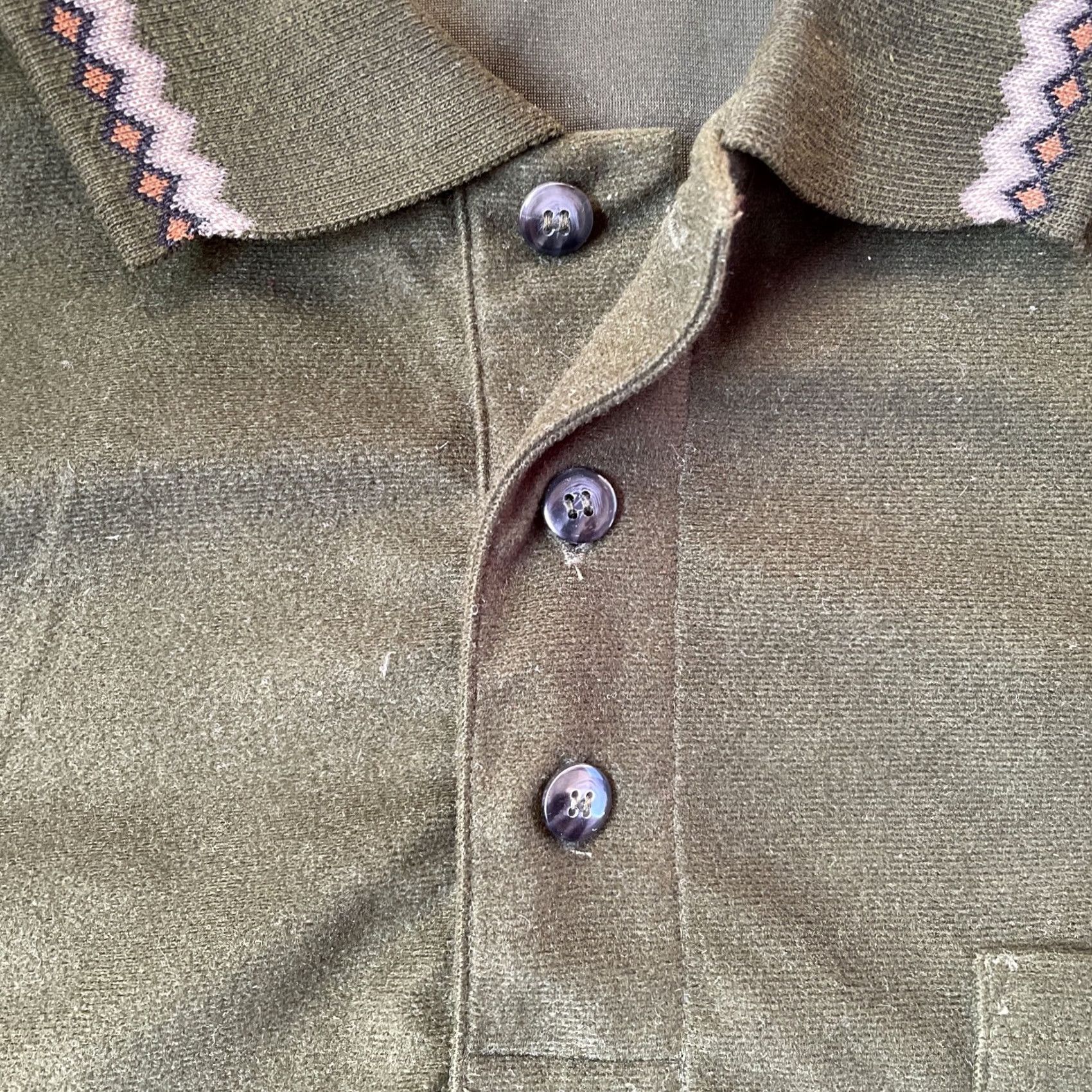 Haband VINTAGE Haband Polo Shirt Dark Forest Green 90s XL Long Sleeve Men Shirt XS? Size US XL / EU 56 / 4 - 5 Thumbnail