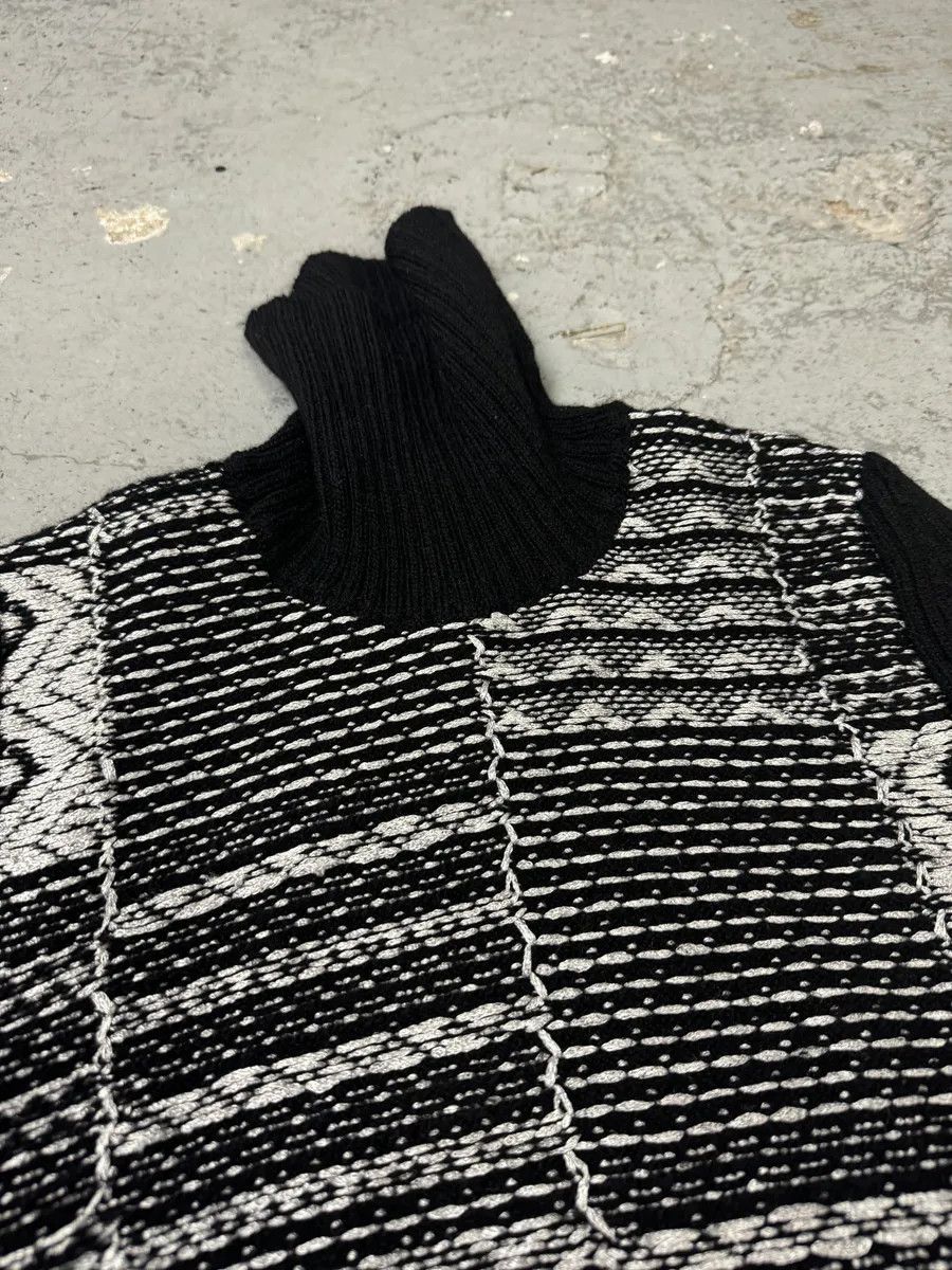 Maison Margiela AW2015 Maison Margiela Wool Black & White Turtleneck Size US S / EU 44-46 / 1 - 7 Thumbnail