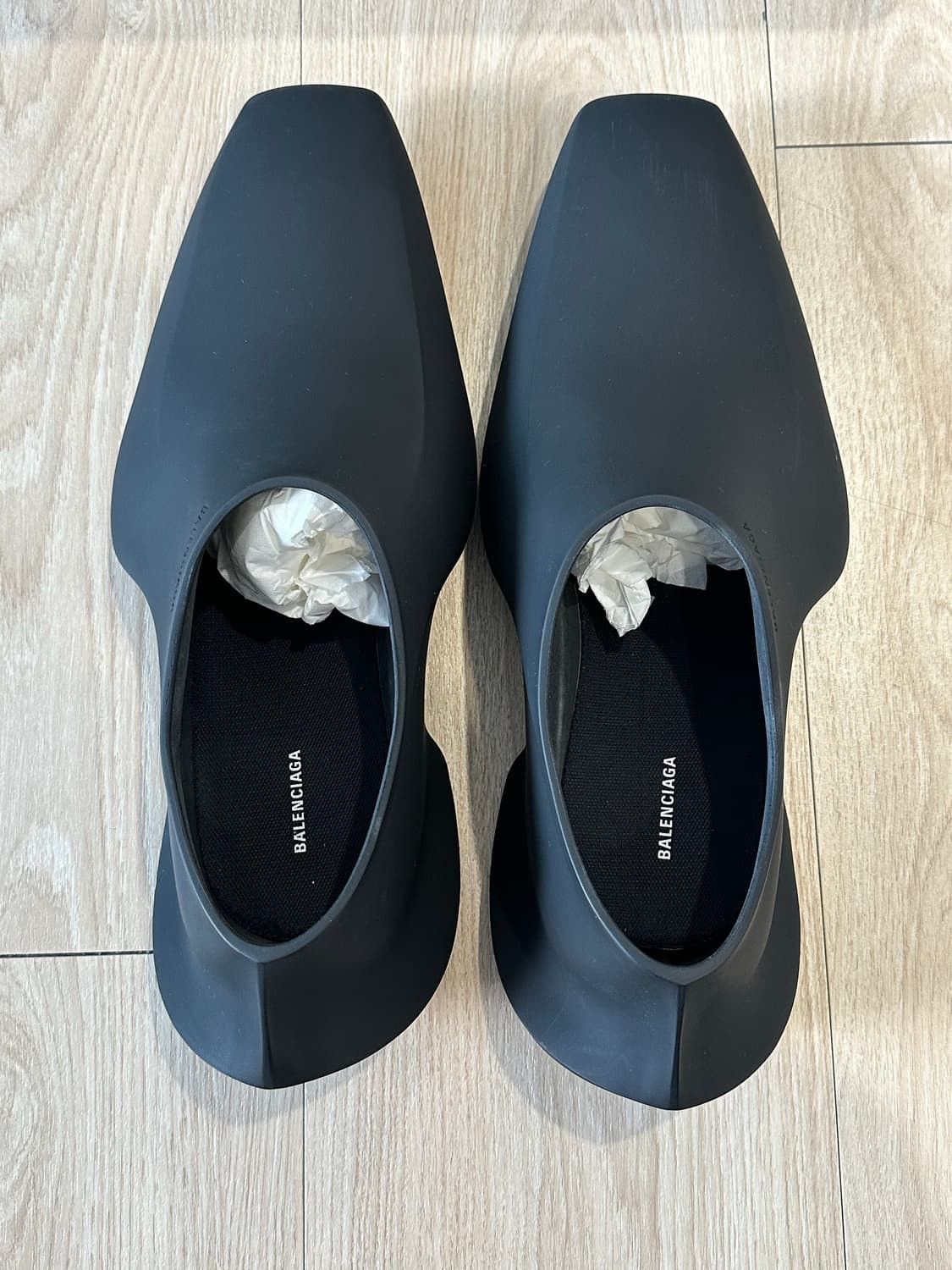 Balenciaga Balenciaga Space Shoes Matte Black Size US 8.5 / EU 41-42 - 4 Thumbnail