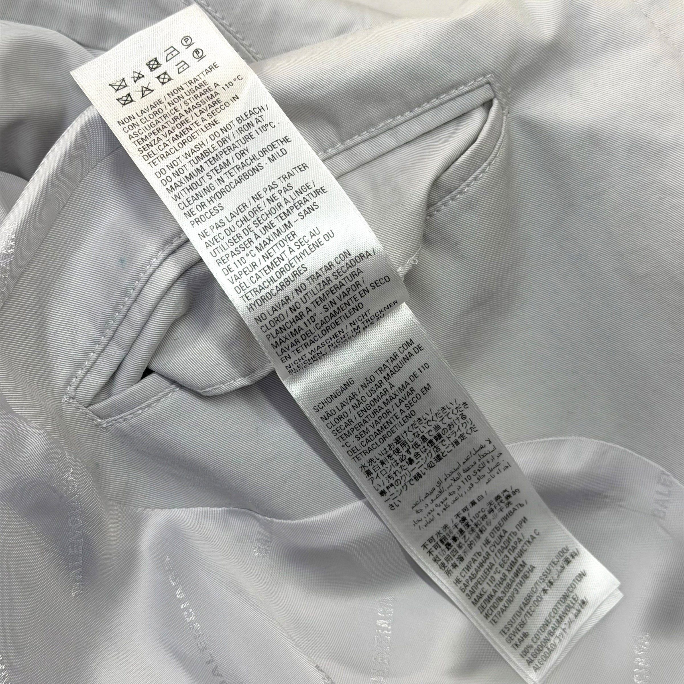 Balenciaga Balenciaga Grey Trench Coat 48 (M) Size US M / EU 48-50 / 2 - 7 Thumbnail