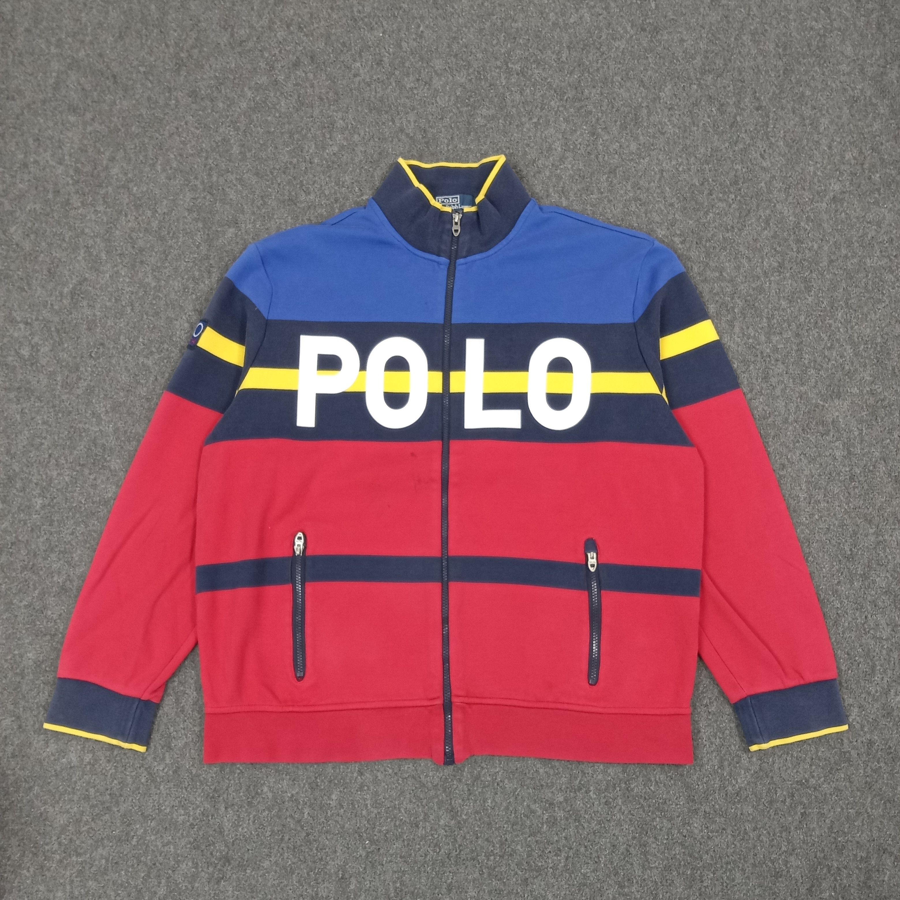 Polo Ralph Lauren Polo by Ralph Lauren American Retro Sweater Jacket C269N3 Size US XL / EU 56 / 4 - 1 Thumbnail