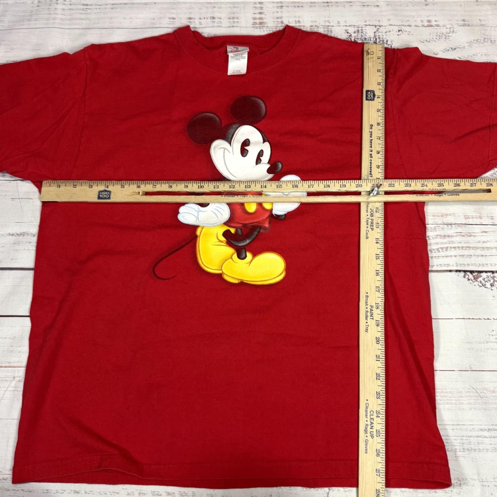 Disney VINTAGE Disney The Disney Store Mickey Mouse Red T-shirt Mens Short Sleeve USA Cotton XL SX Size US XL / EU 56 / 4 - 2 Thumbnail