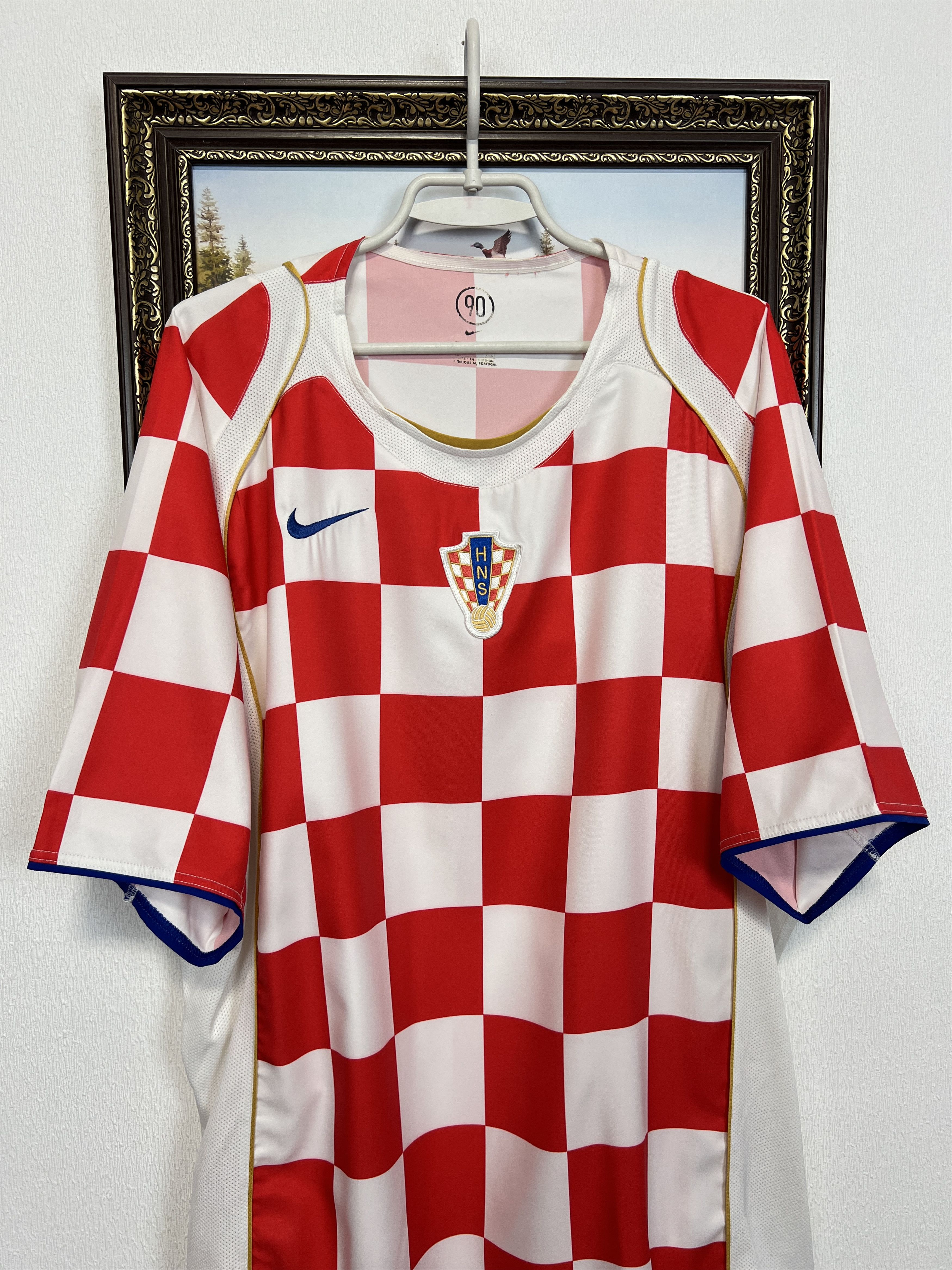 Nike Croatia Home football shirt Soccer Jersey National Trikot Size US XXL / EU 58 / 5 - 2 Thumbnail