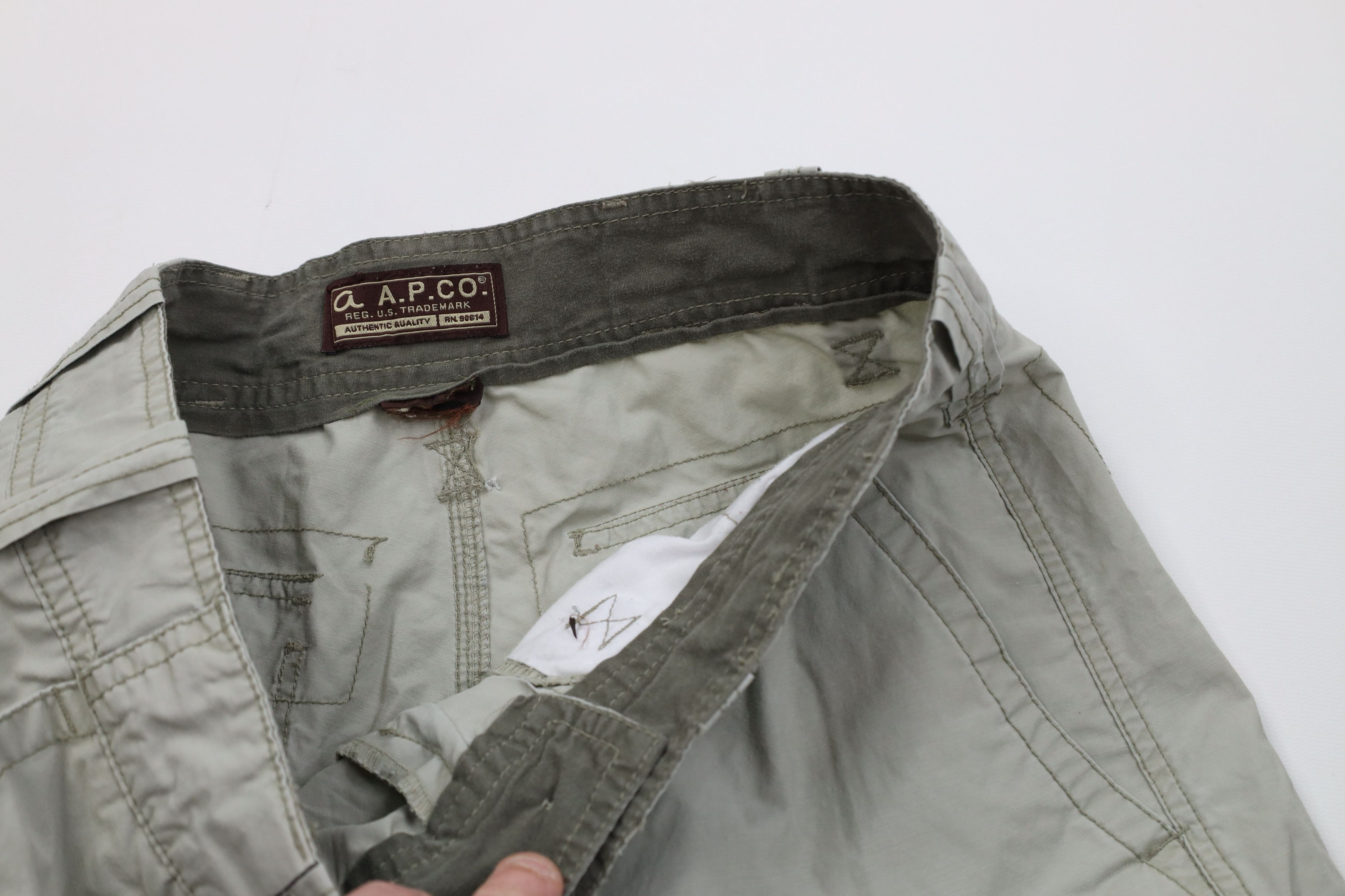 Vintage Vintage 90s Y2K Streetwear Convertible Cargo Pants Green Size US 30 / EU 46 - 11 Thumbnail