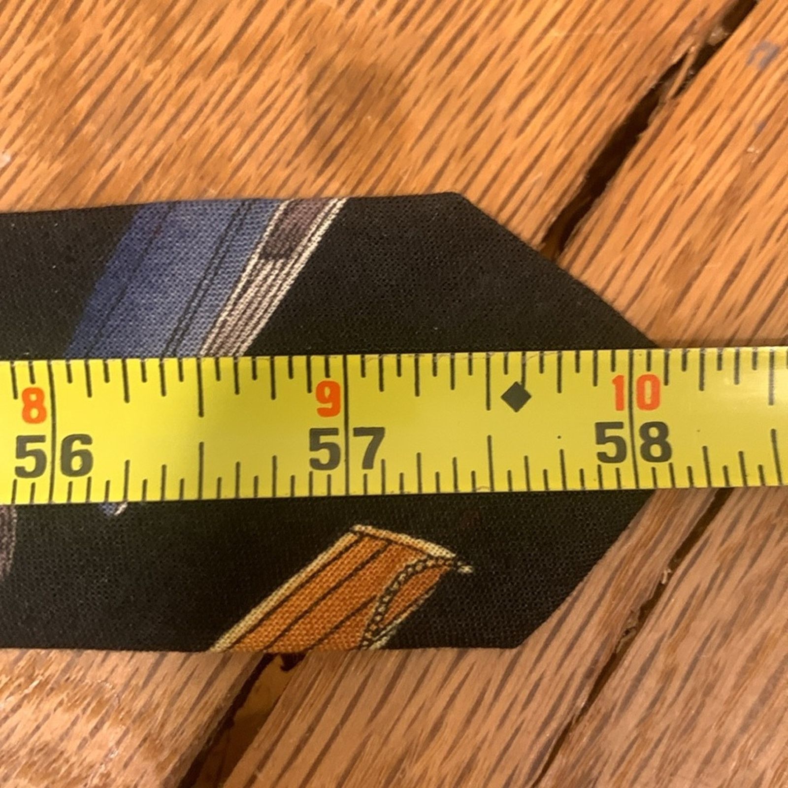 Vintage Canoes rowboats oars outdoor camping cotton necktie Size ONE SIZE - 11 Thumbnail