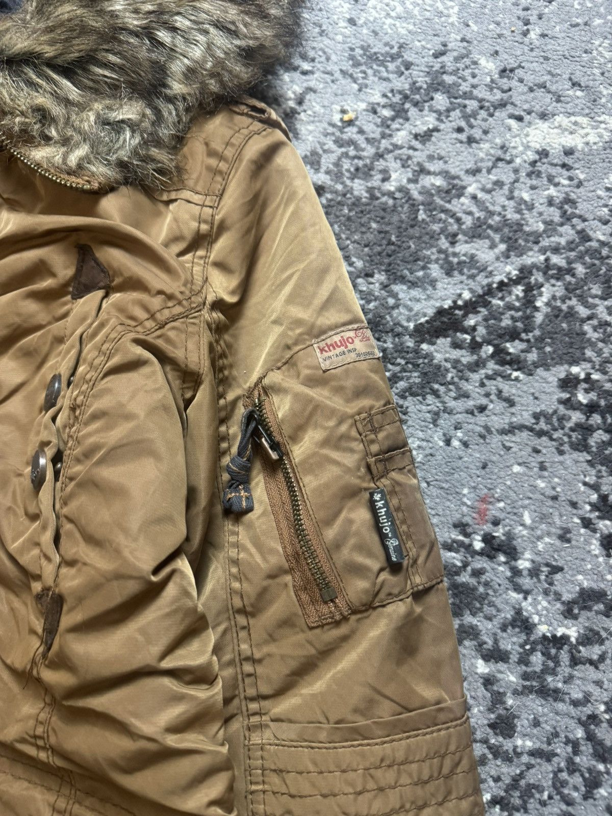 Vintage × khujo Vintage Y2K Khujo Alaska Parka Fur Collar Avantgarde Jacket Size US L / EU 52-54 / 3 - 3 Thumbnail
